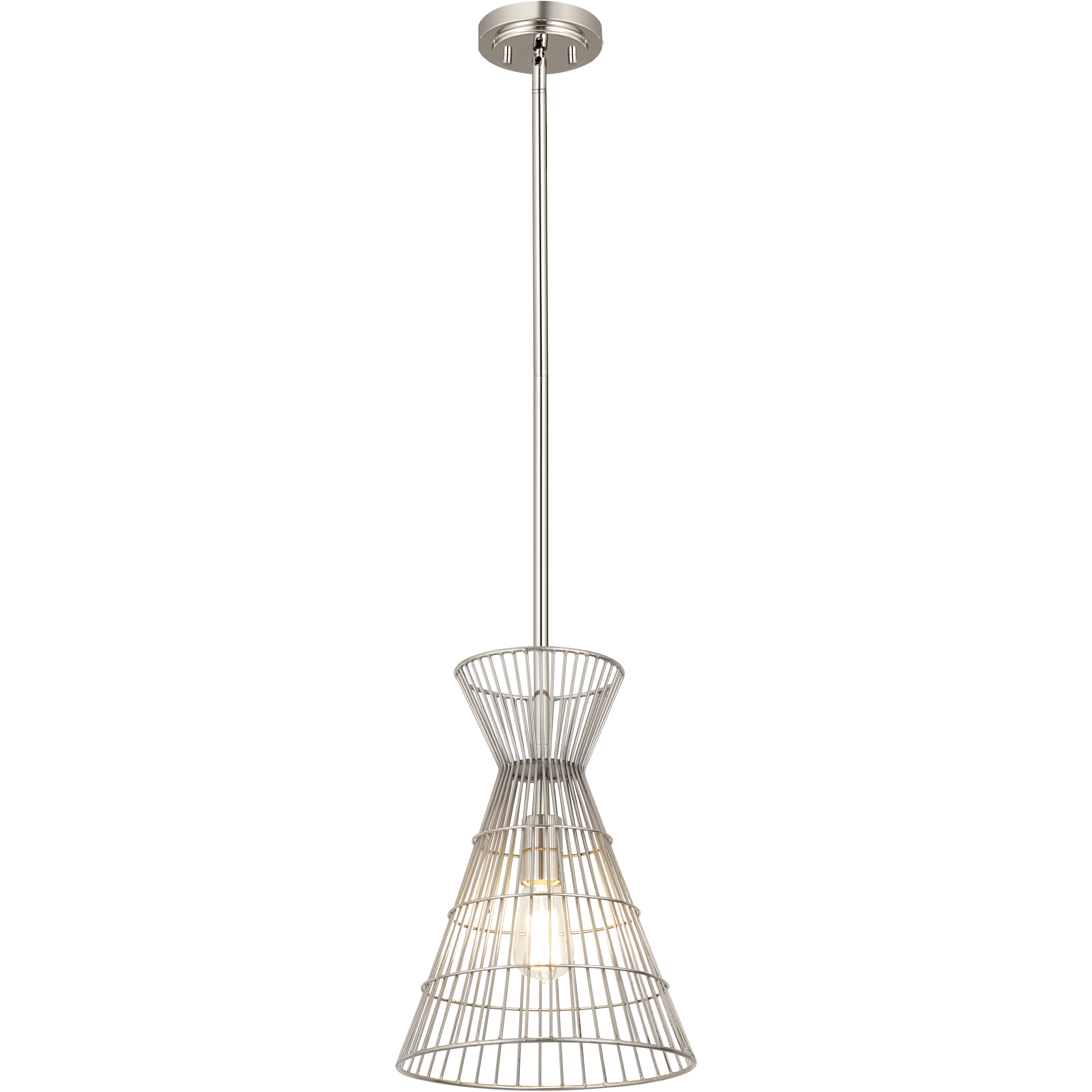 Alito 1 Light 11 inch Polished Nickel Pendant Ceiling Light