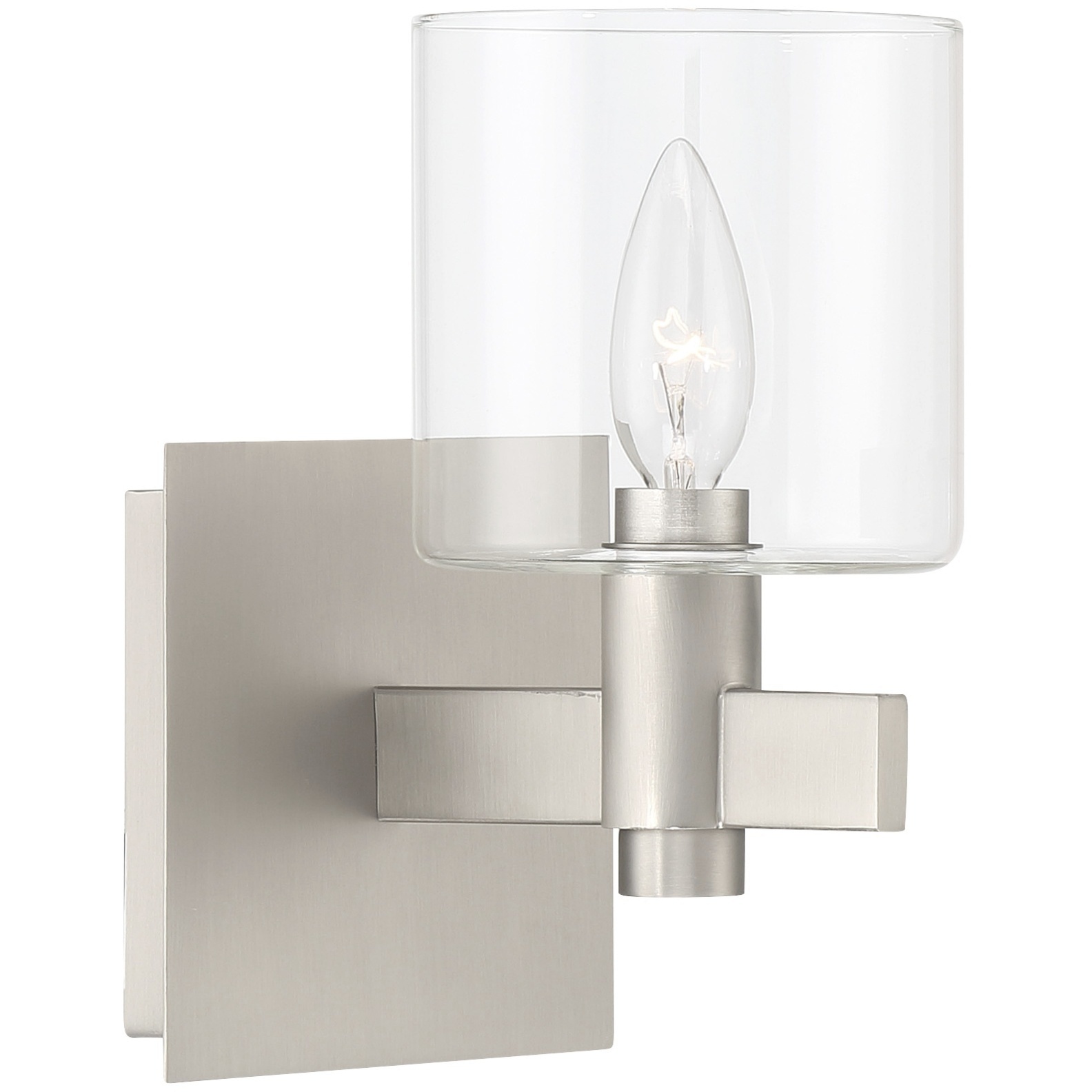 Decato Wall Sconce Wall Light in Satin Nickel