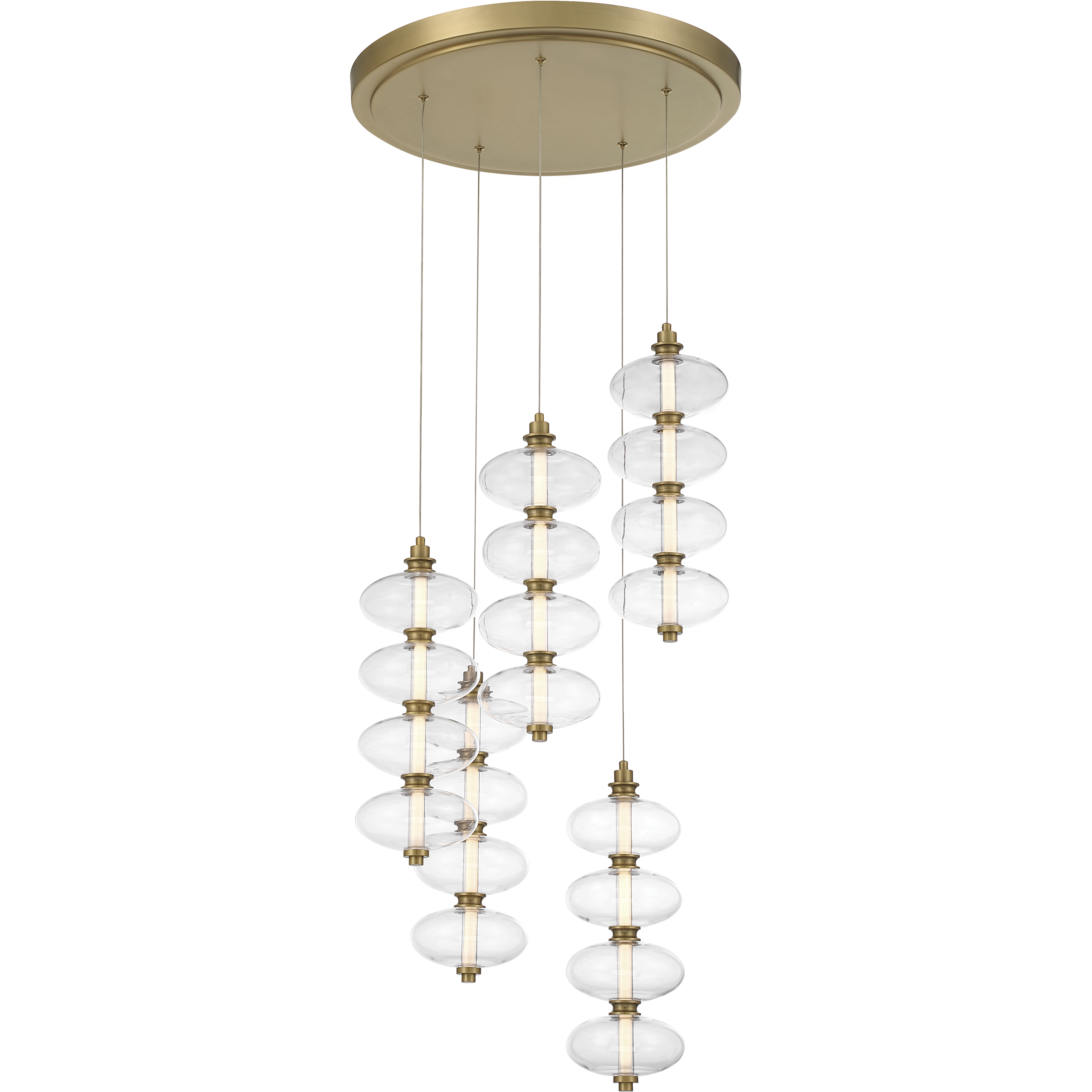 Bollavino LED 20 inch Legacy Brass Pendant Ceiling Light