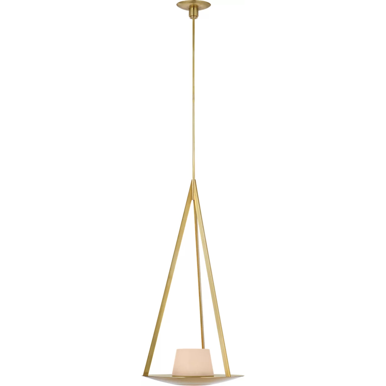 Barbara Barry Divina LED 20 inch Soft Brass Pendant Ceiling Light