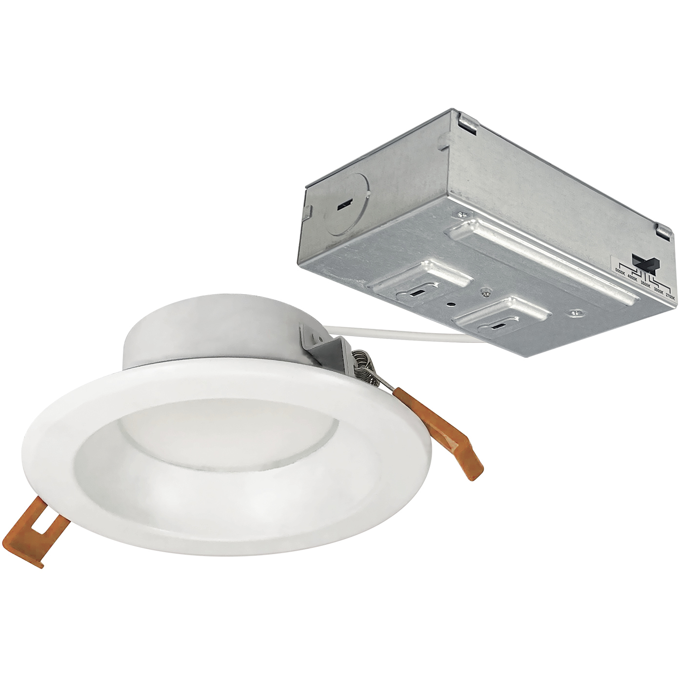 Nora Lighting Theia Matte Powder White Recessed Downlight, Selectable CCT NLTH-41TW-MPW - Open Box