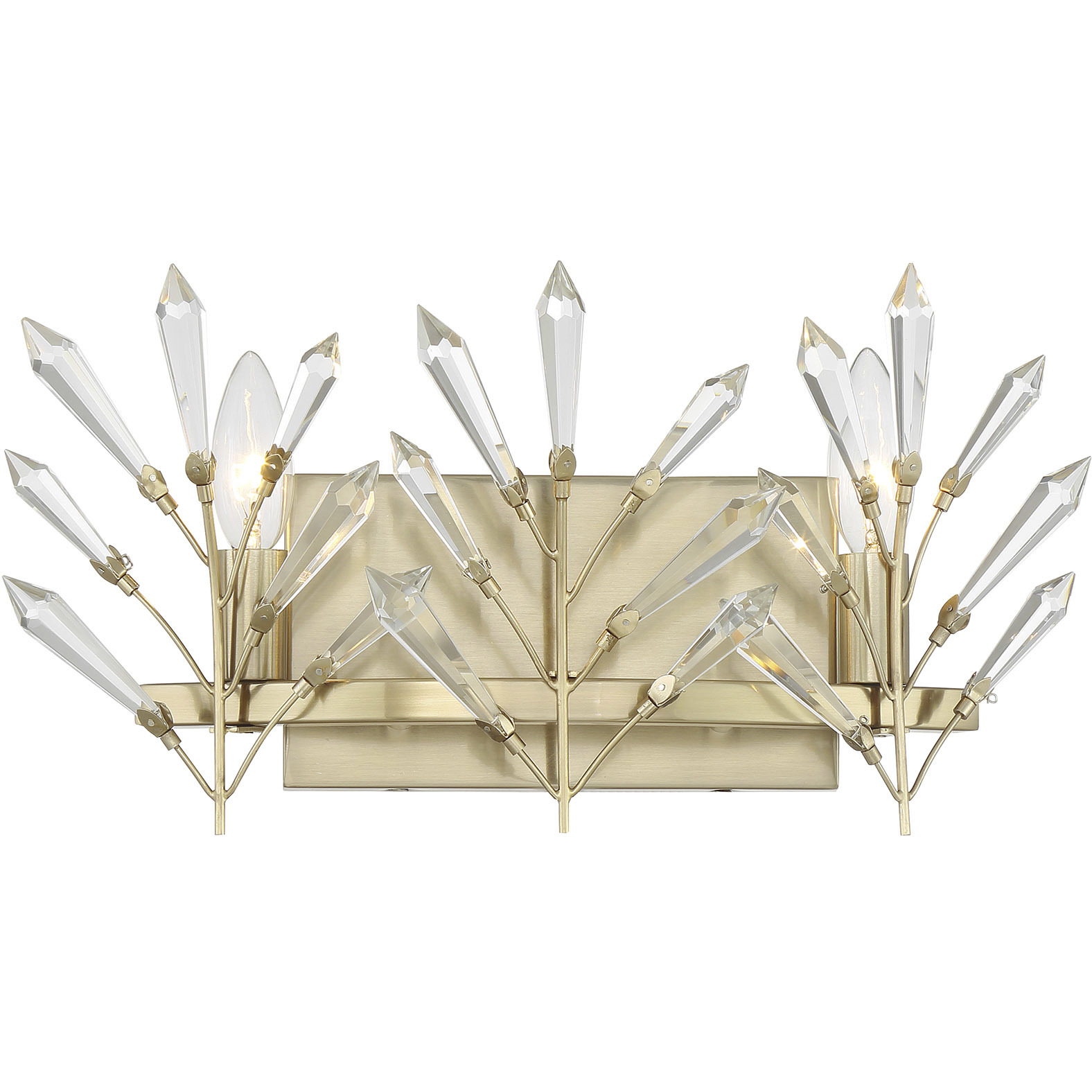 Orianna 2 Light 14.5 inch Noble Brass Bathroom Vanity Light Wall Light