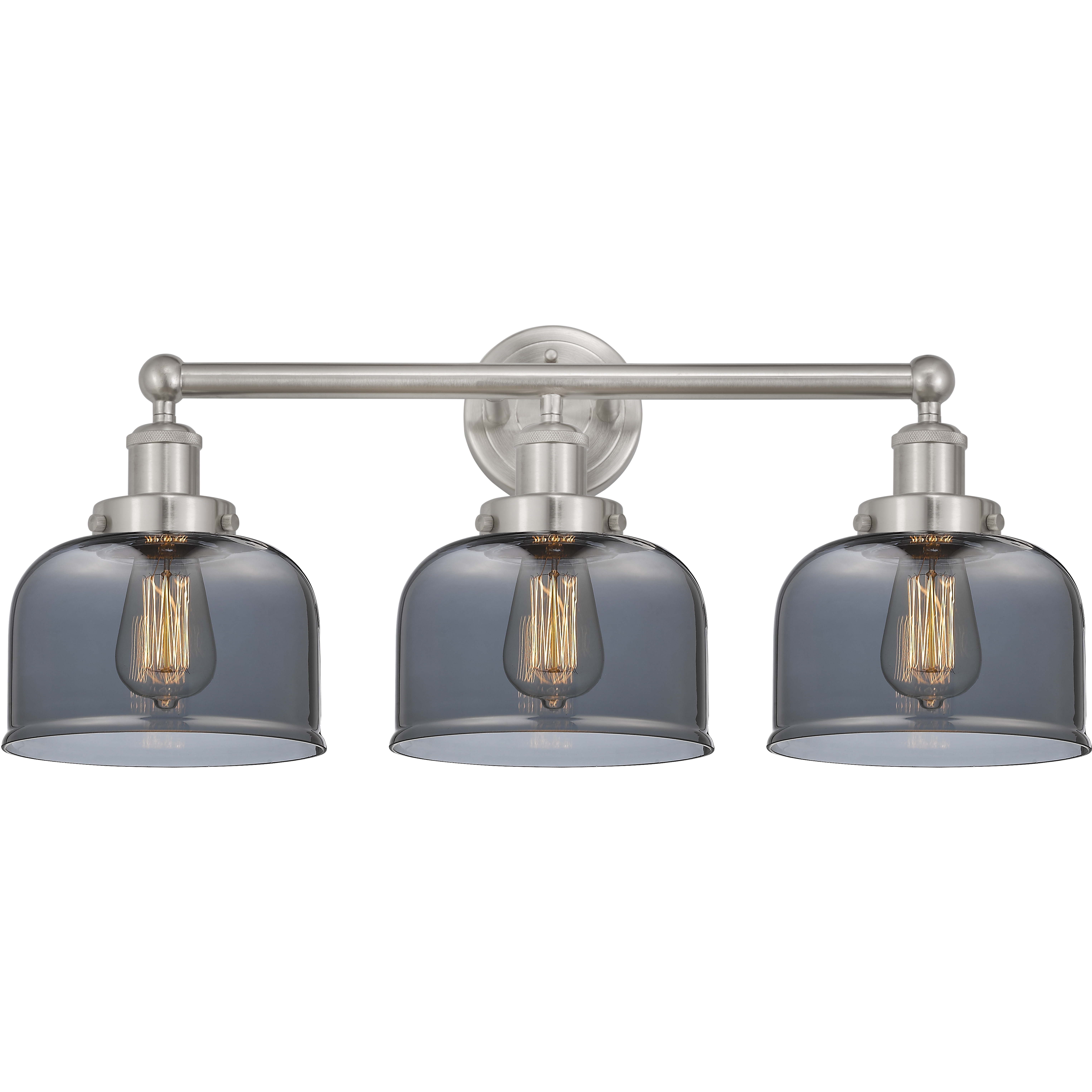 Bell 3 Light 24.5 inch Brushed Satin Nickel Bath Vanity Light Wall Light