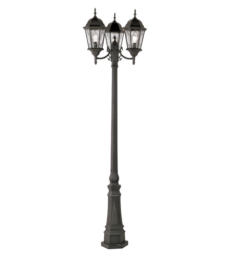 Signature 3 Light 96 inch Swedish Iron Lamp Post
