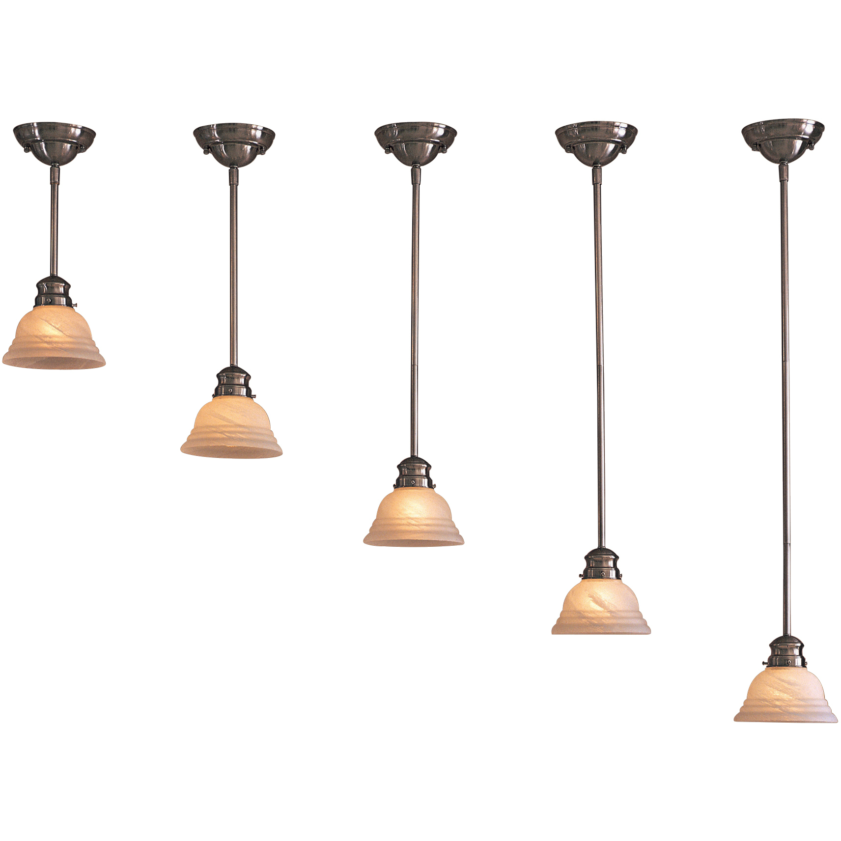 Romance Brushed Nickel Pendant Ceiling Light