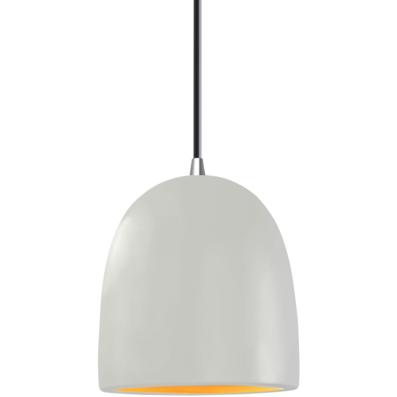 Radiance Collection LED 9 inch Polished Chrome and Champagne Gold and Matte White and Black Pendant Ceiling Light