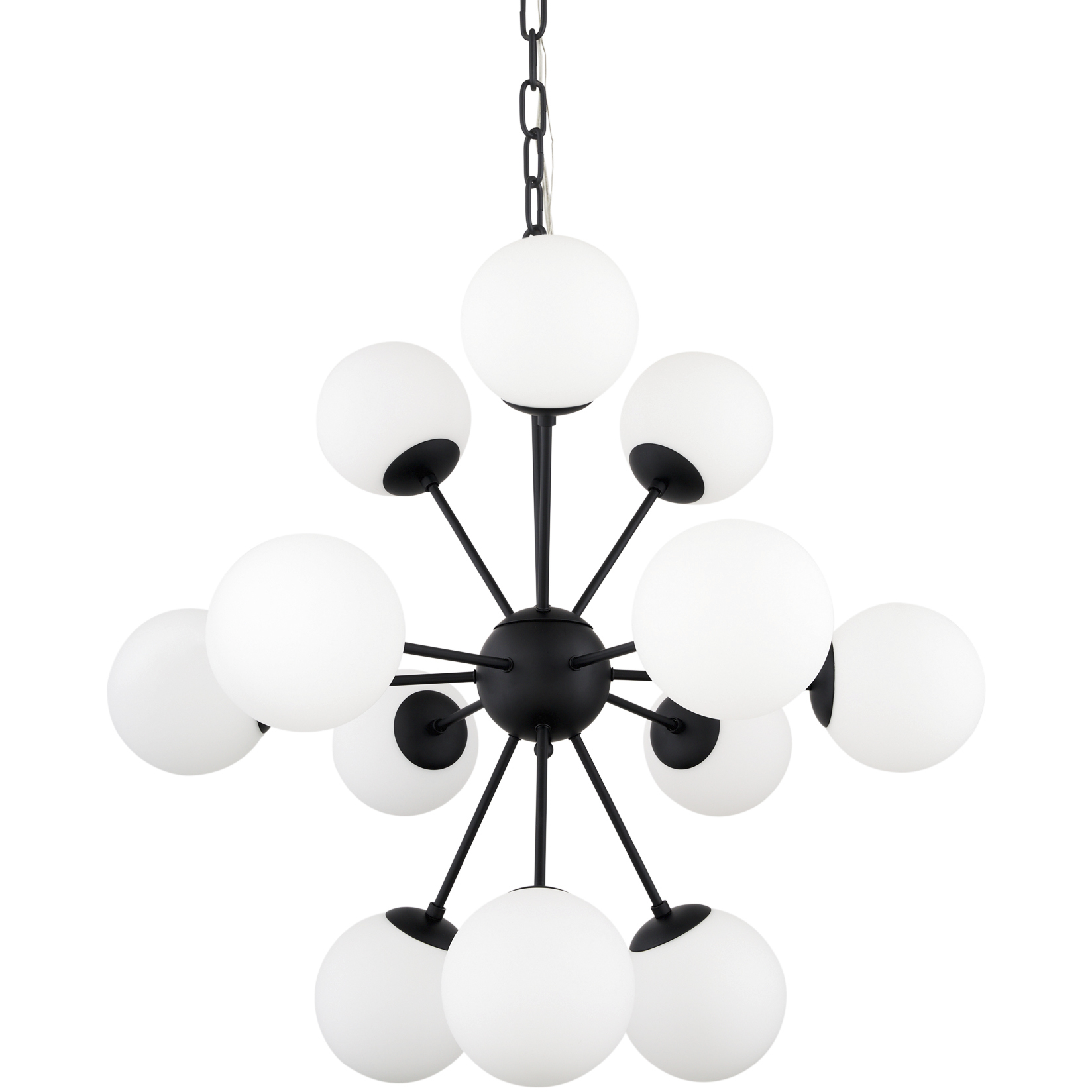 Barbara 31.5 inch Black Chandelier Ceiling Light