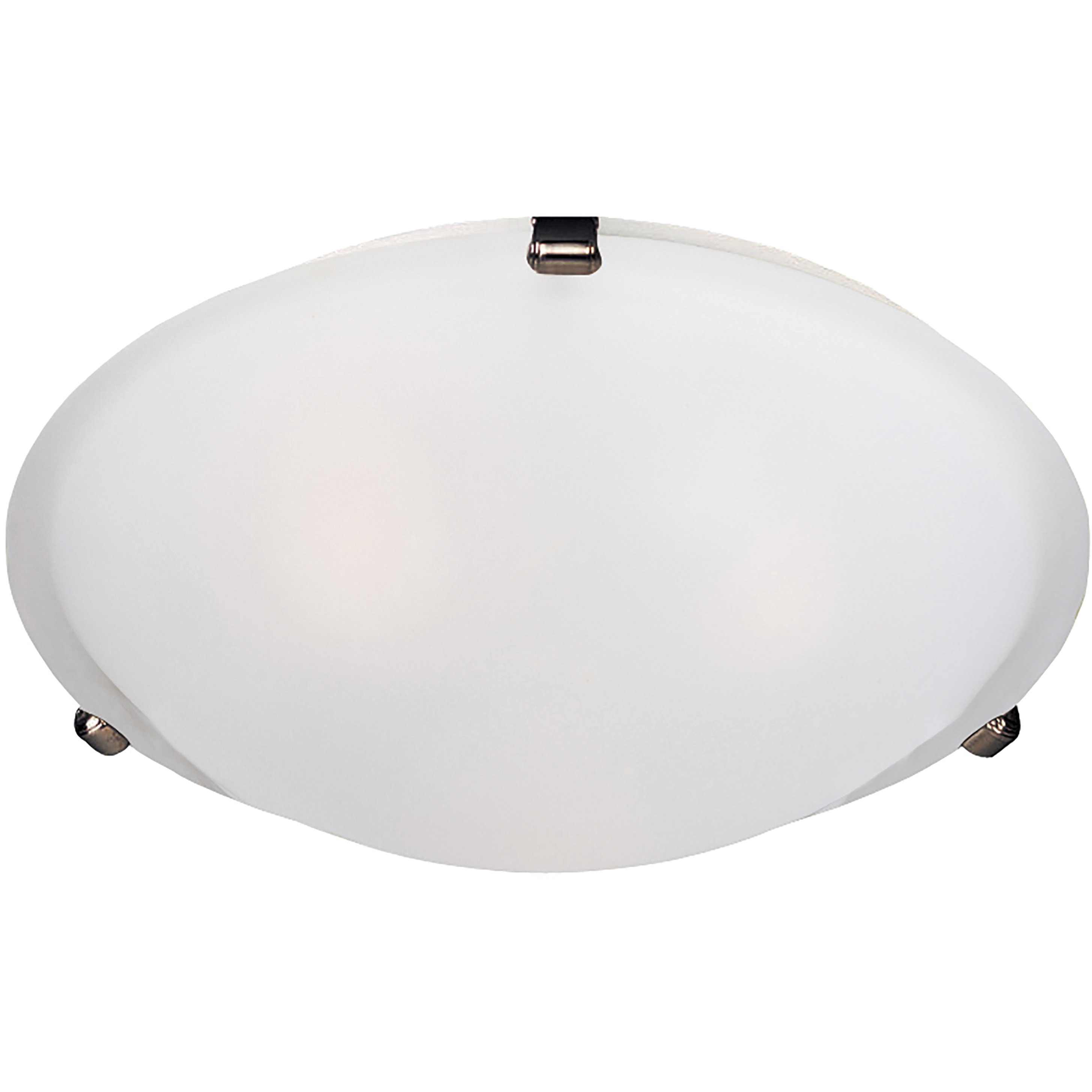 Malaga 4 Light 20 inch Oil Rubbed Bronze Flush Mount Ceiling Light in Frosted