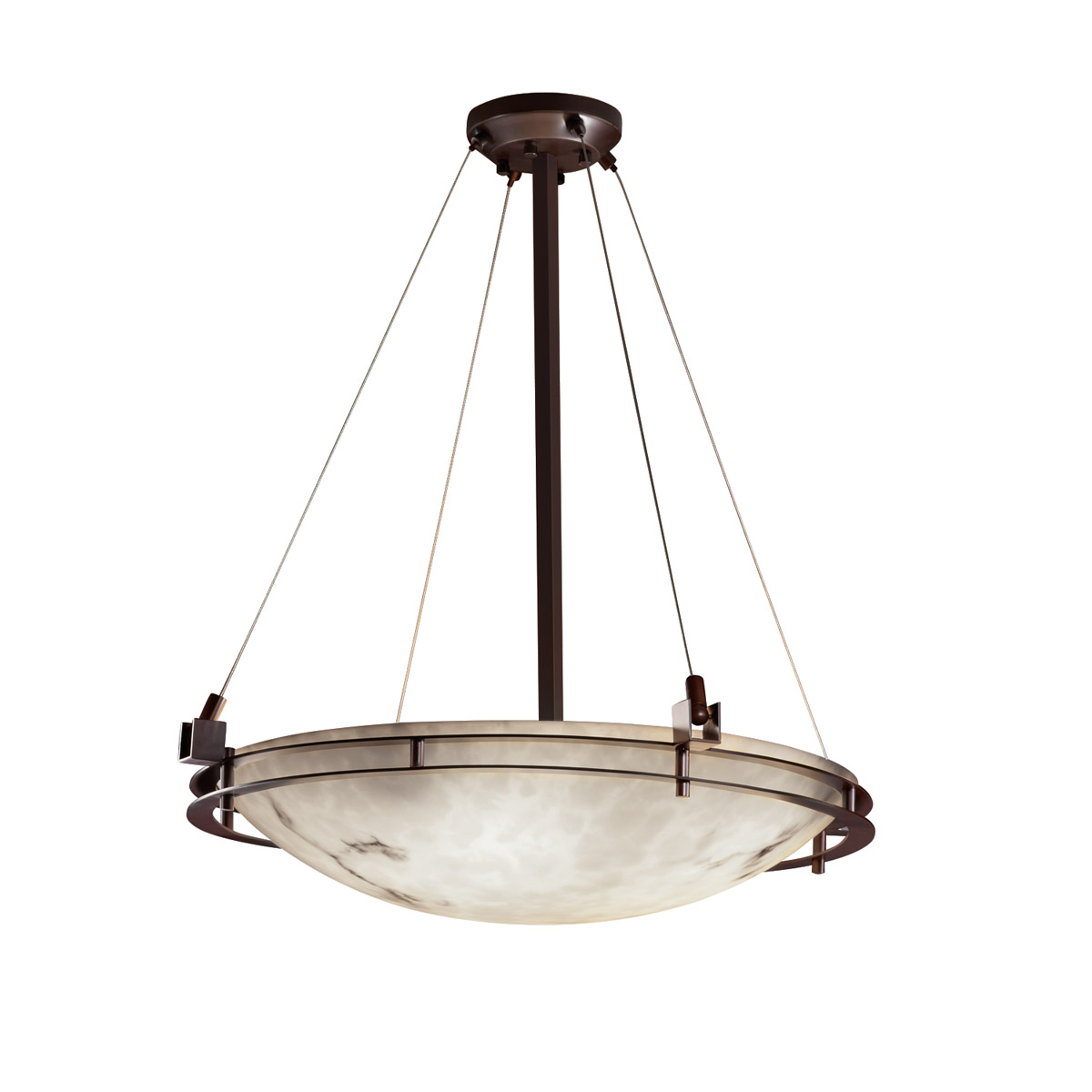 Lumenaria 6 Light 28 inch Dark Bronze Pendant Ceiling Light in Incandescent