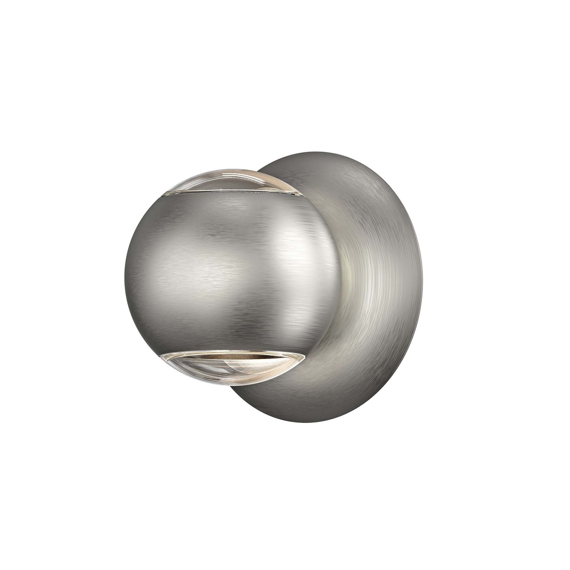 Hemisphere LED 4 inch Natural Anodized Wall Sconce Wall Light