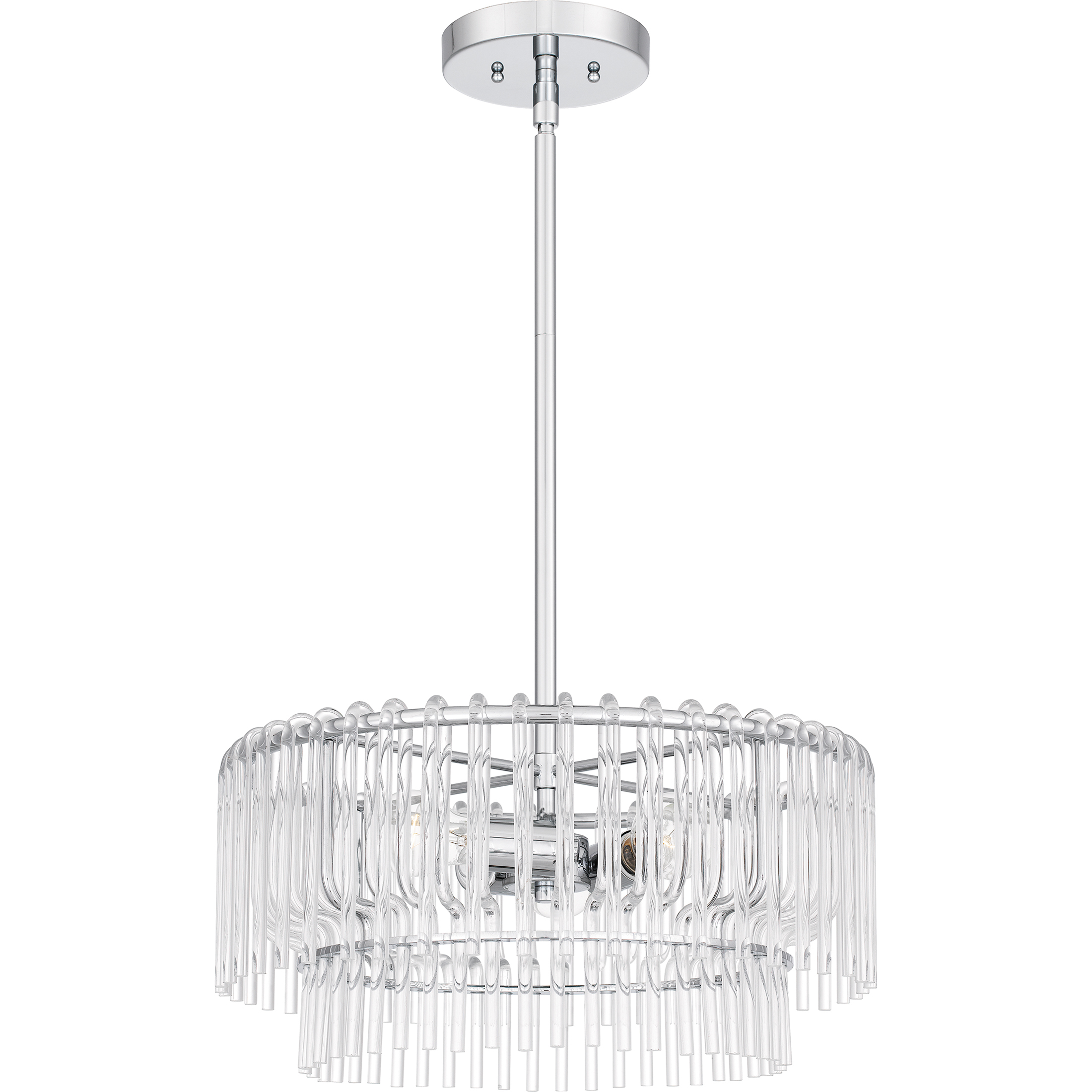 Tayshia 3 Light 18 inch Polished Chrome Pendant Ceiling Light, Large