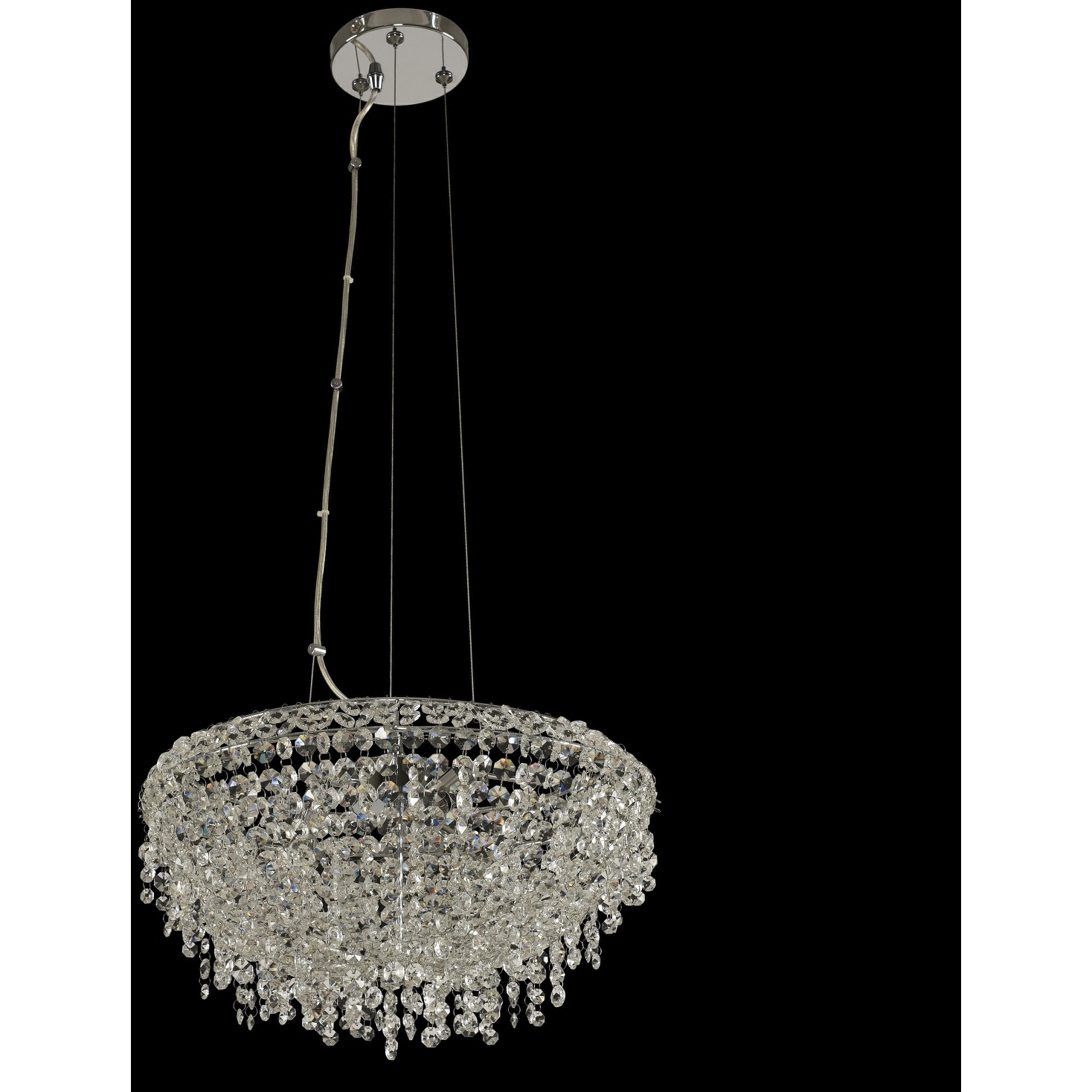 Massimo 3 Light 17 inch Chrome Pendant Ceiling Light