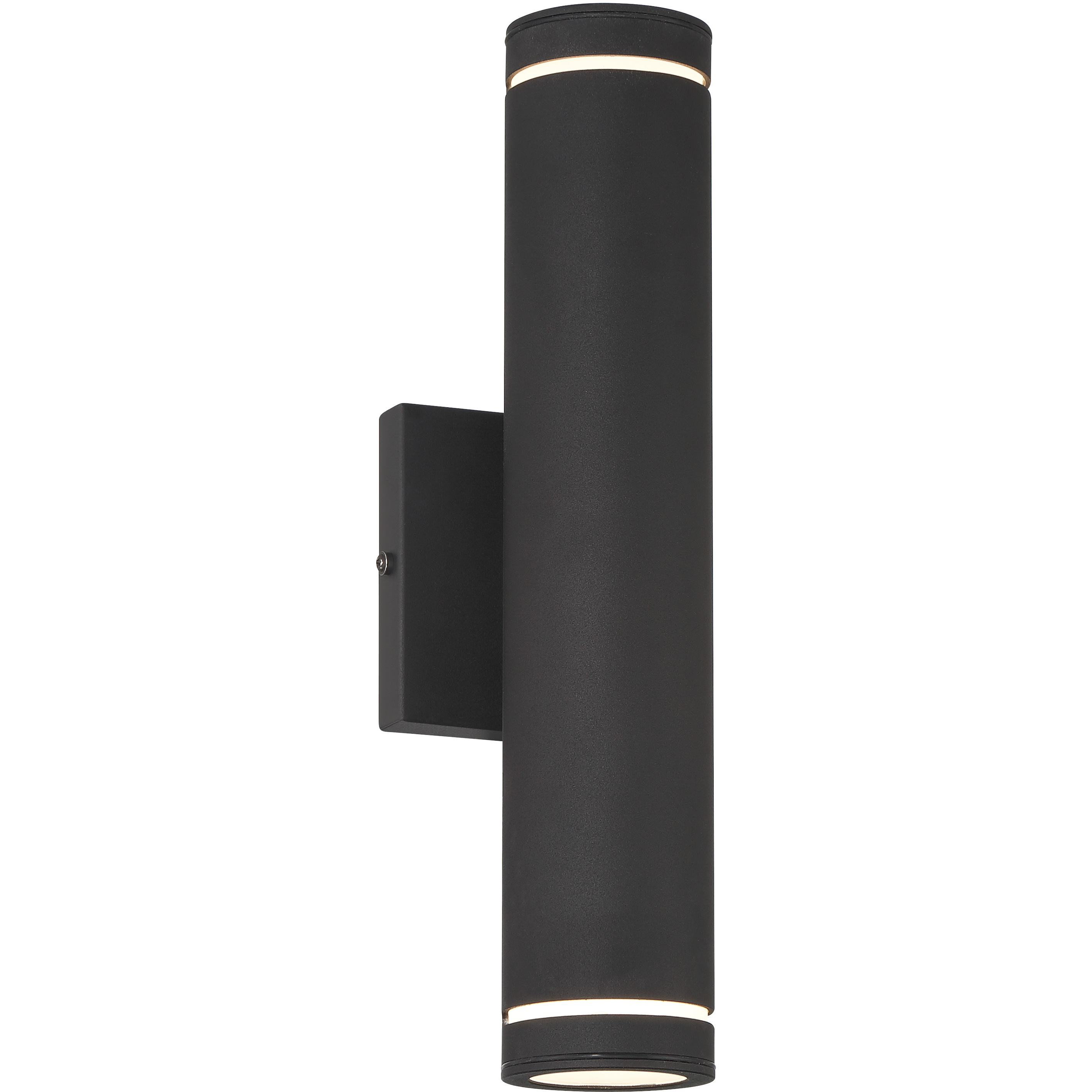 Supotto LED 14 inch Sand Coal Outdoor Wall Mount