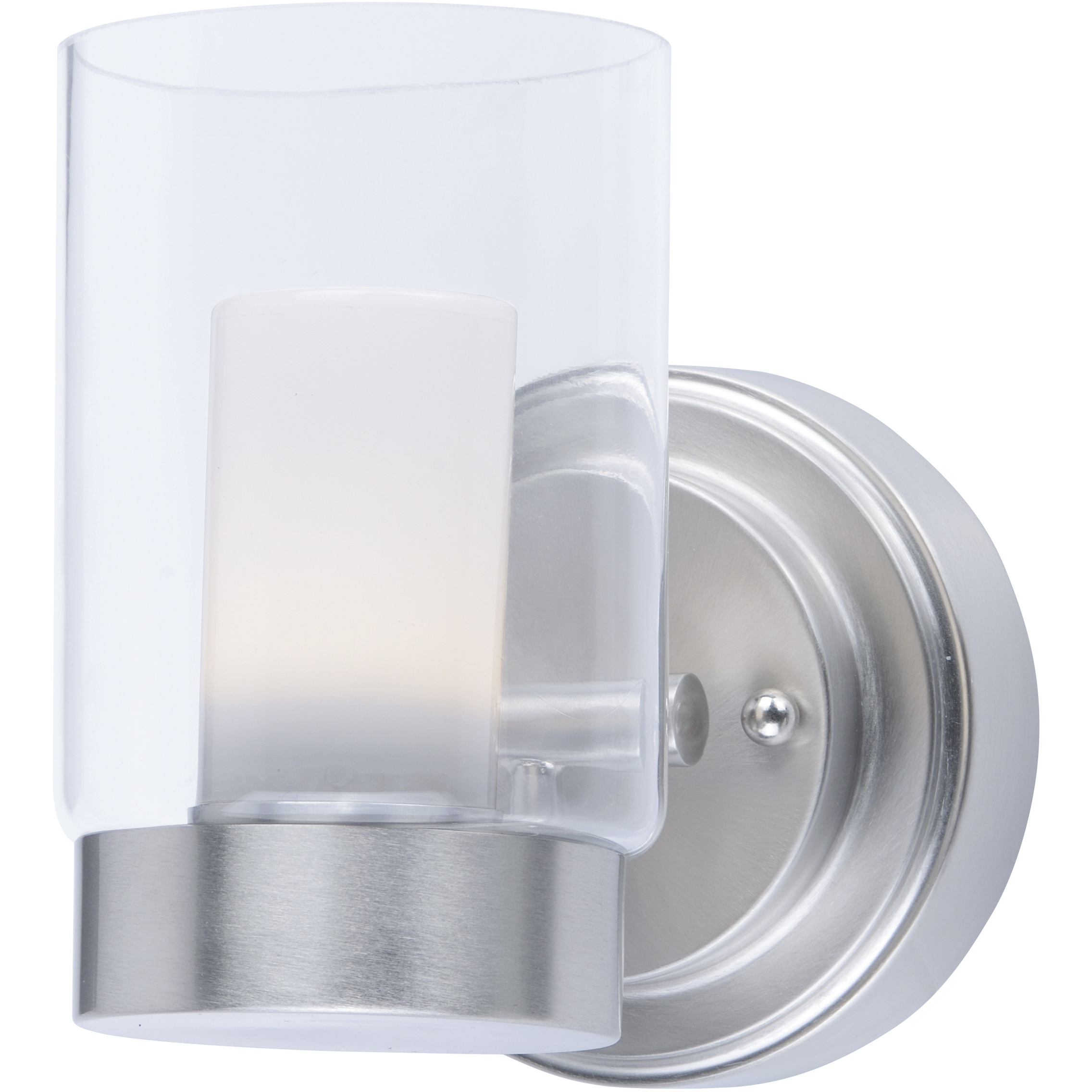 Mod LED 5 inch Satin Nickel Wall Sconce Wall Light