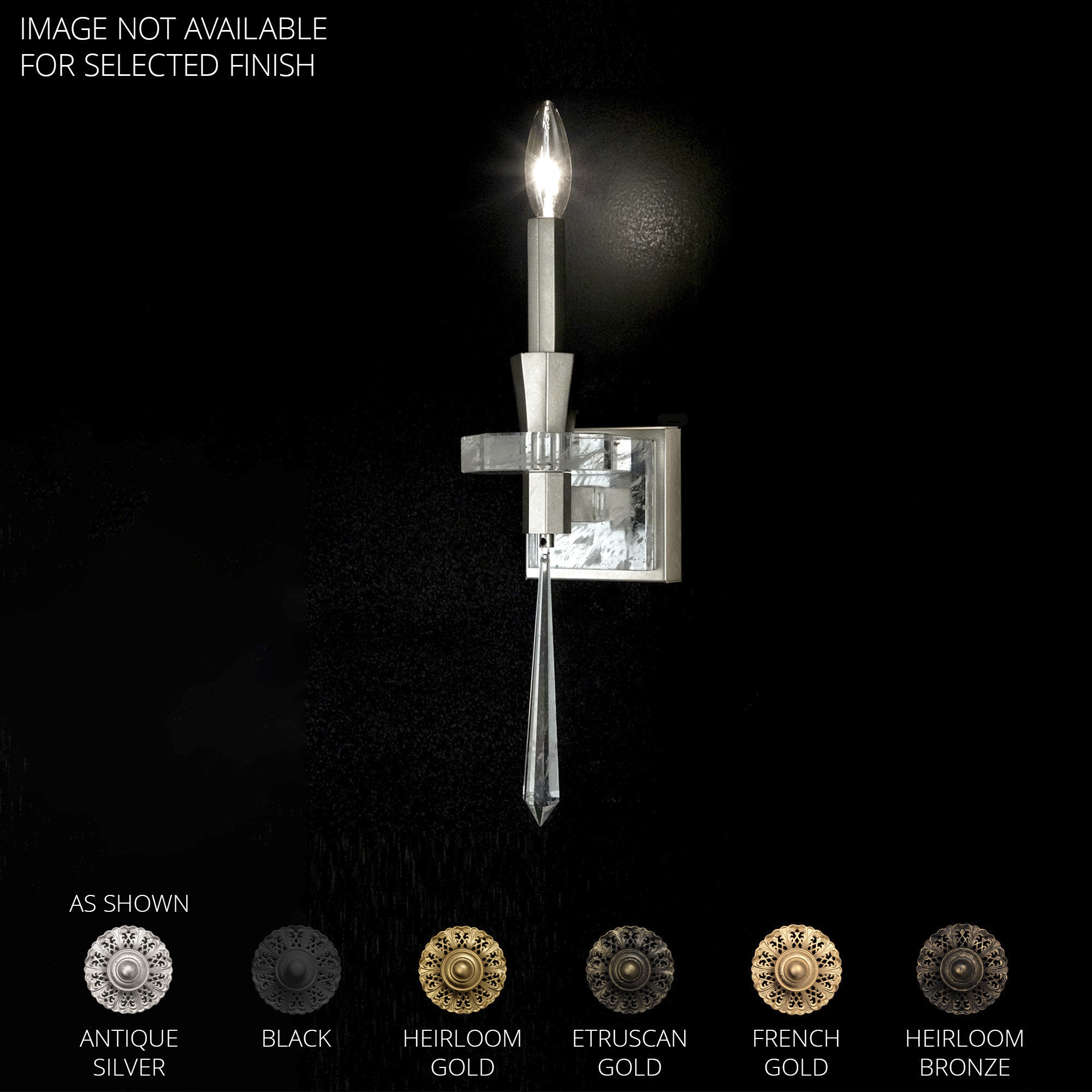 Signature Amadeus 1 Light 6.25 inch Heirloom Bronze Wall Sconce Wall Light, Schonbek Signature