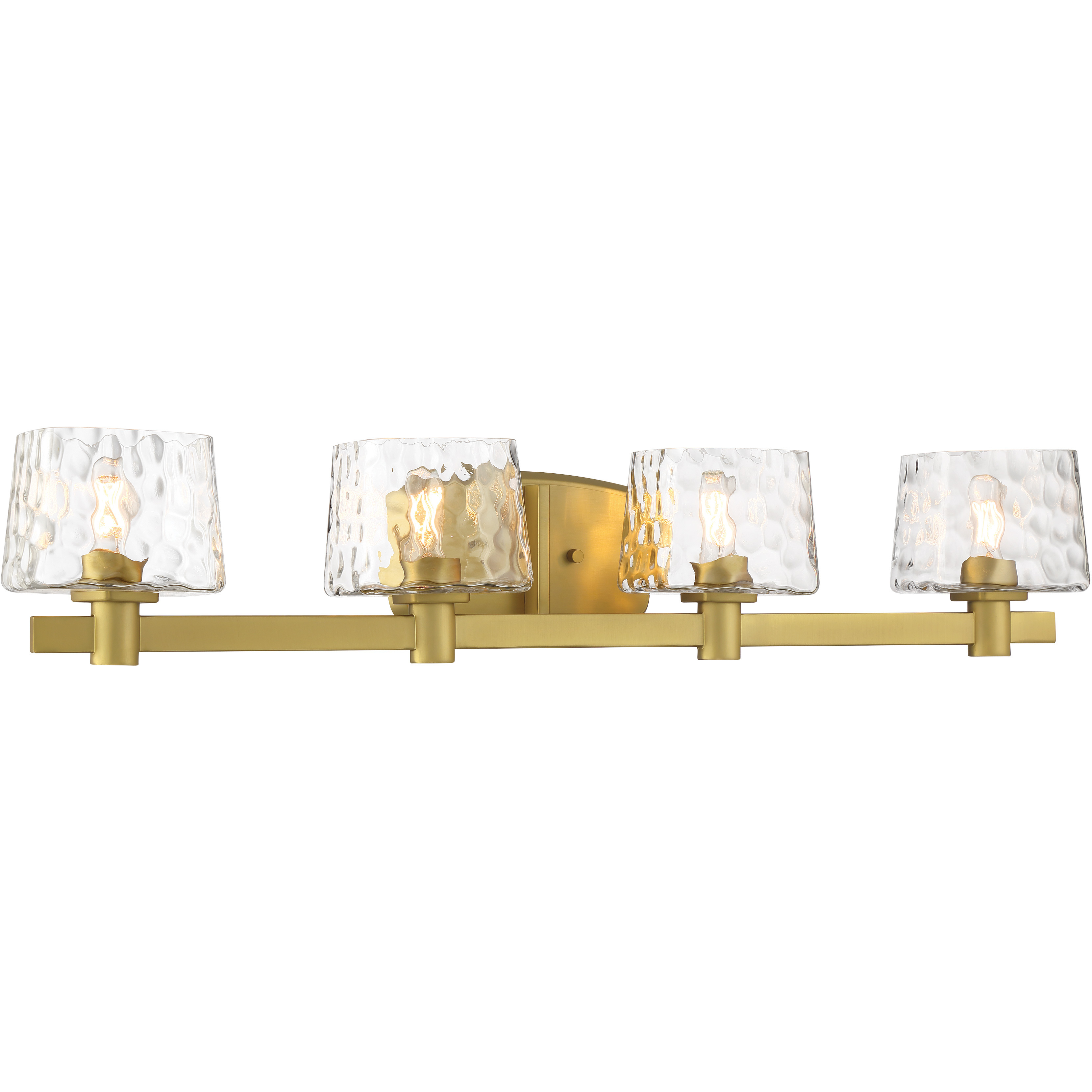 Drysdale 4 Light 32.5 inch Soft Brass Bath Vanity Wall Light