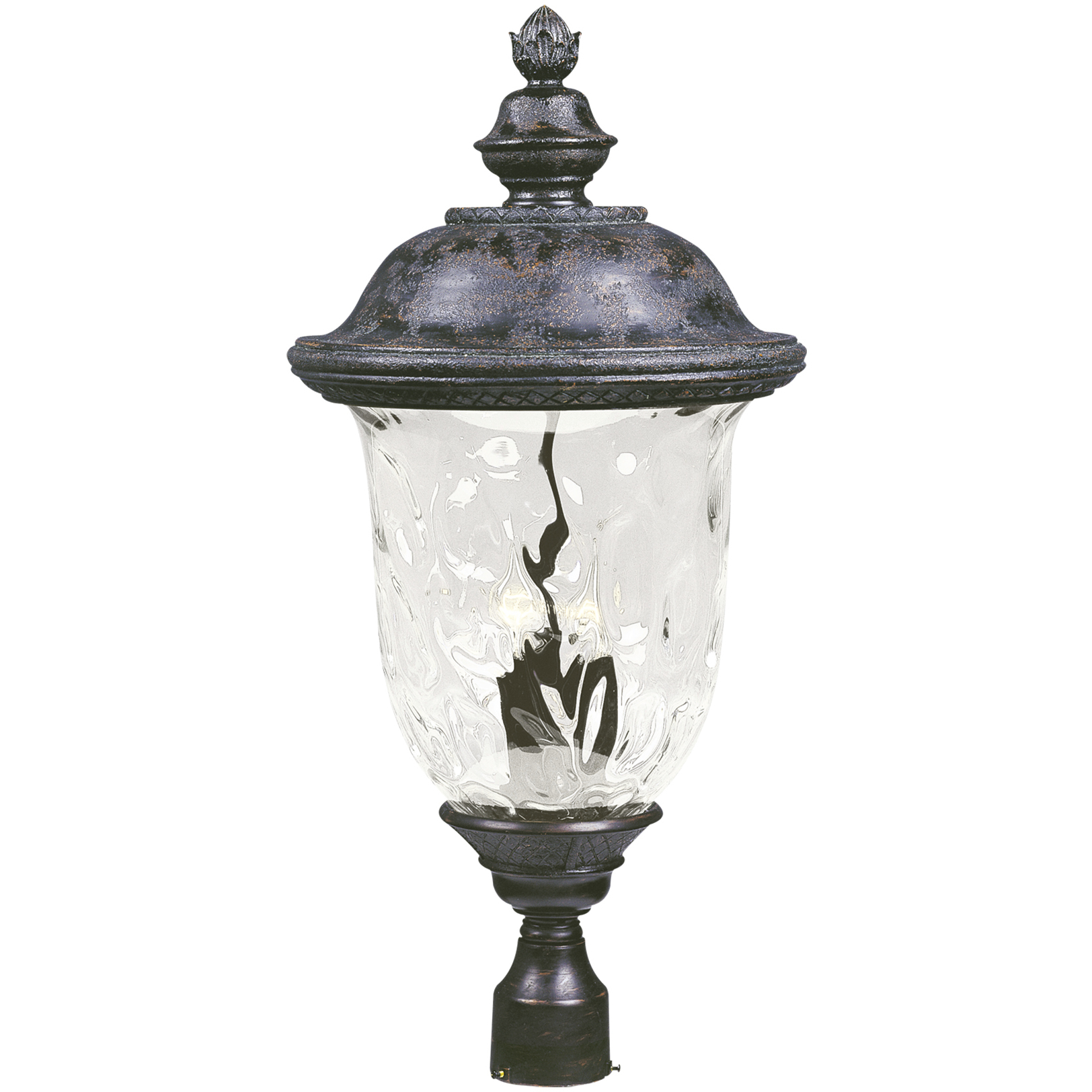 Carriage House VX 3 Light 29 inch Oriental Bronze Outdoor Pole/Post Mount