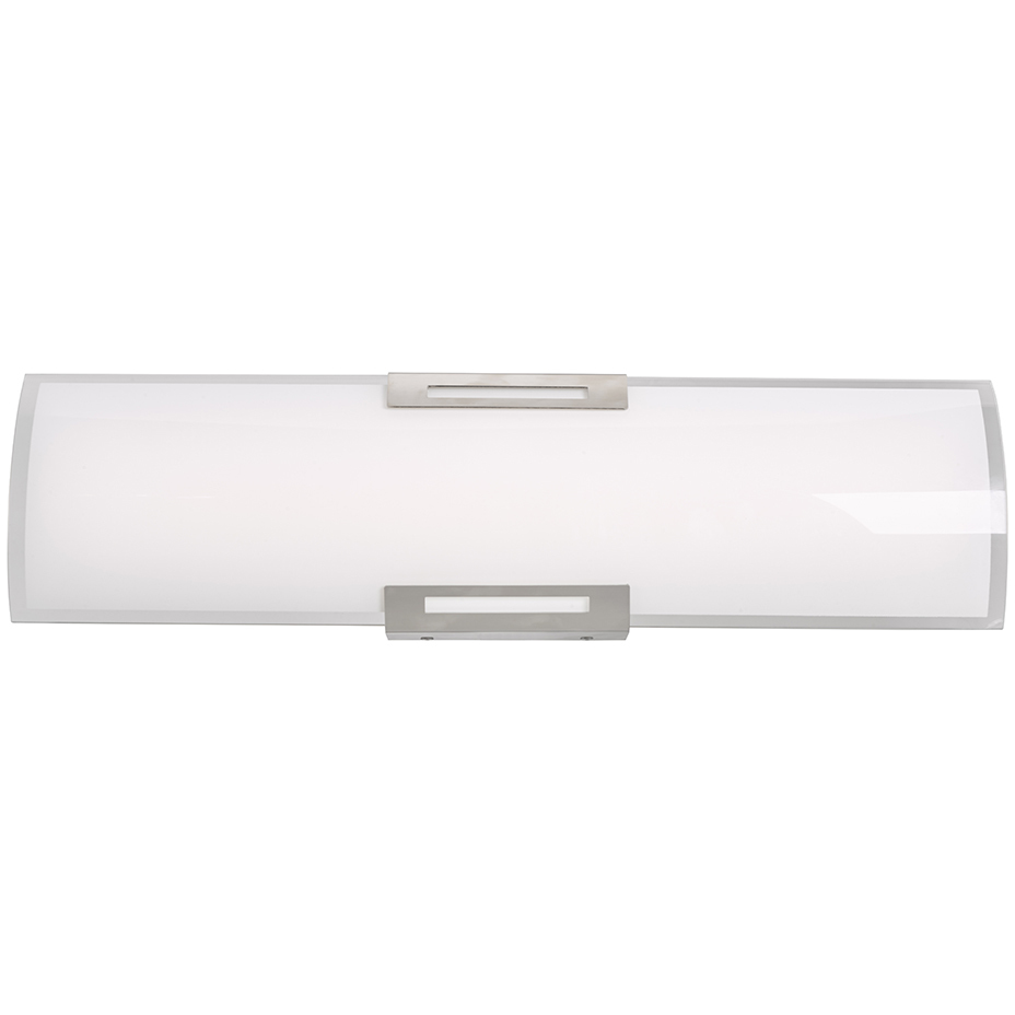 Allure LED 24 inch Brushed Nickel Bath Vanity Light Wall Light