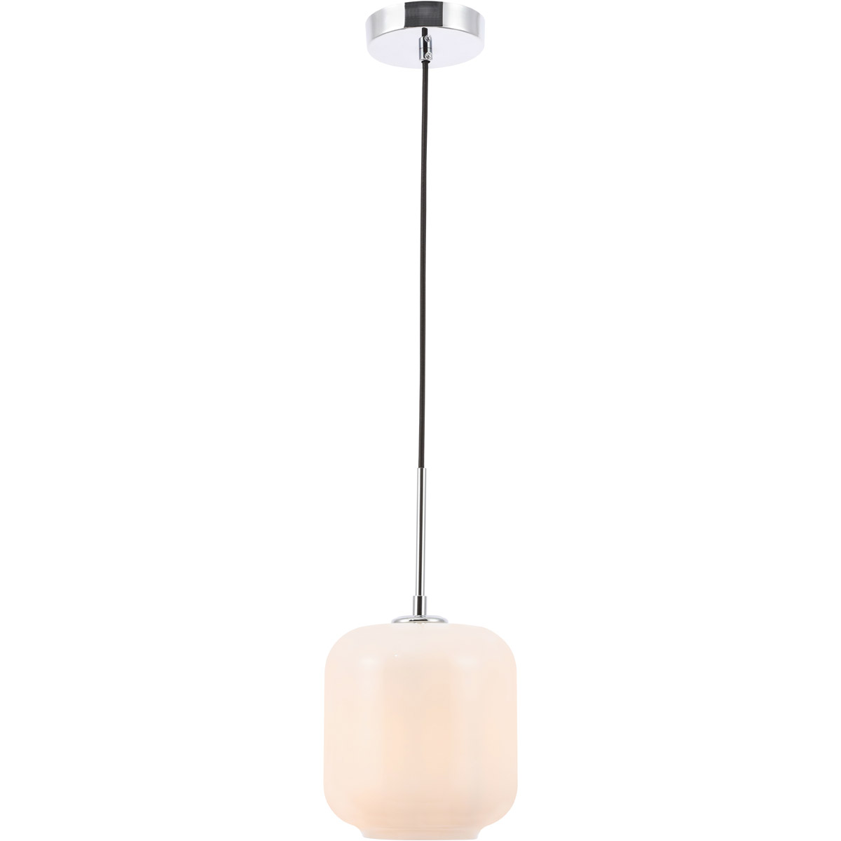 Collier 1 Light 7.3 inch Chrome Pendant Ceiling Light