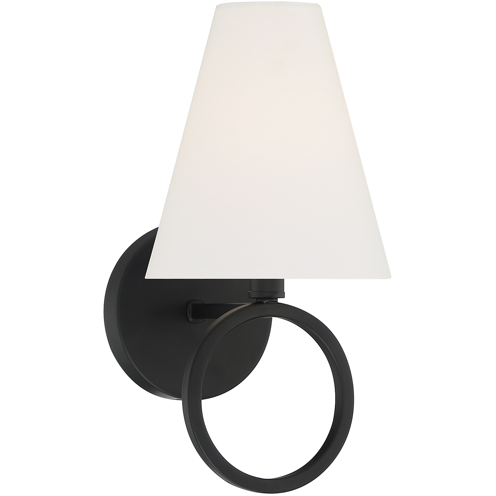 Compton 1 Light 6 inch Matte Black Wall Sconce Wall Light, Lighting One