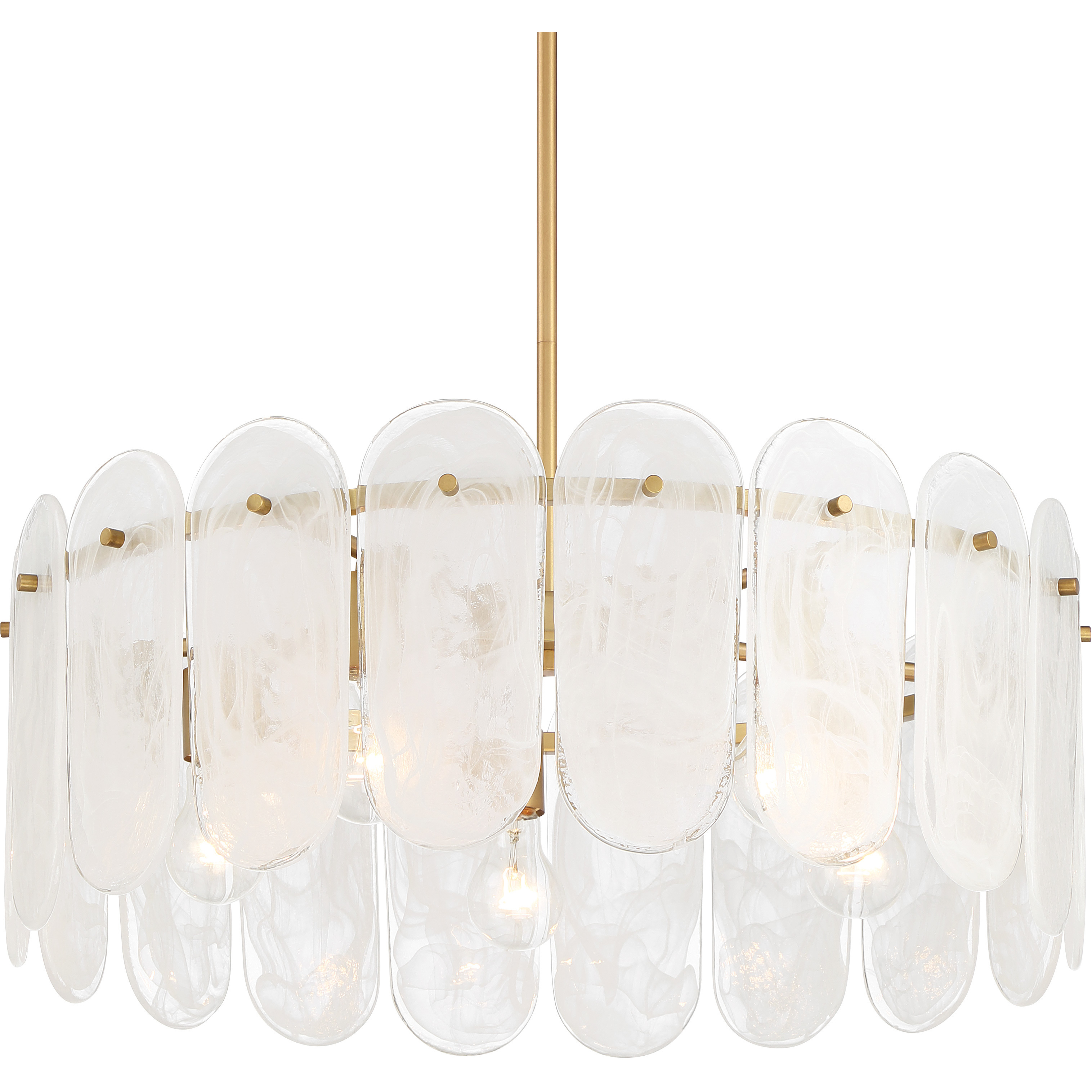 Oldmill 5 Light 25 inch Legacy Brass Pendant Ceiling Light
