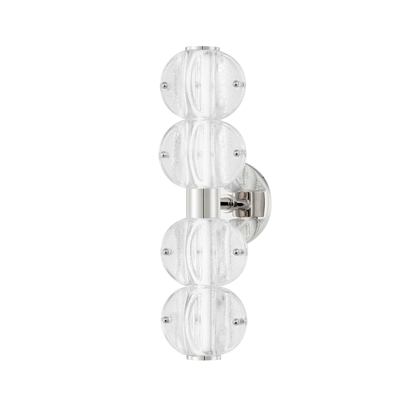 Lindley LED 6.25 inch Polished Nickel Bath Bracket Wall Light
