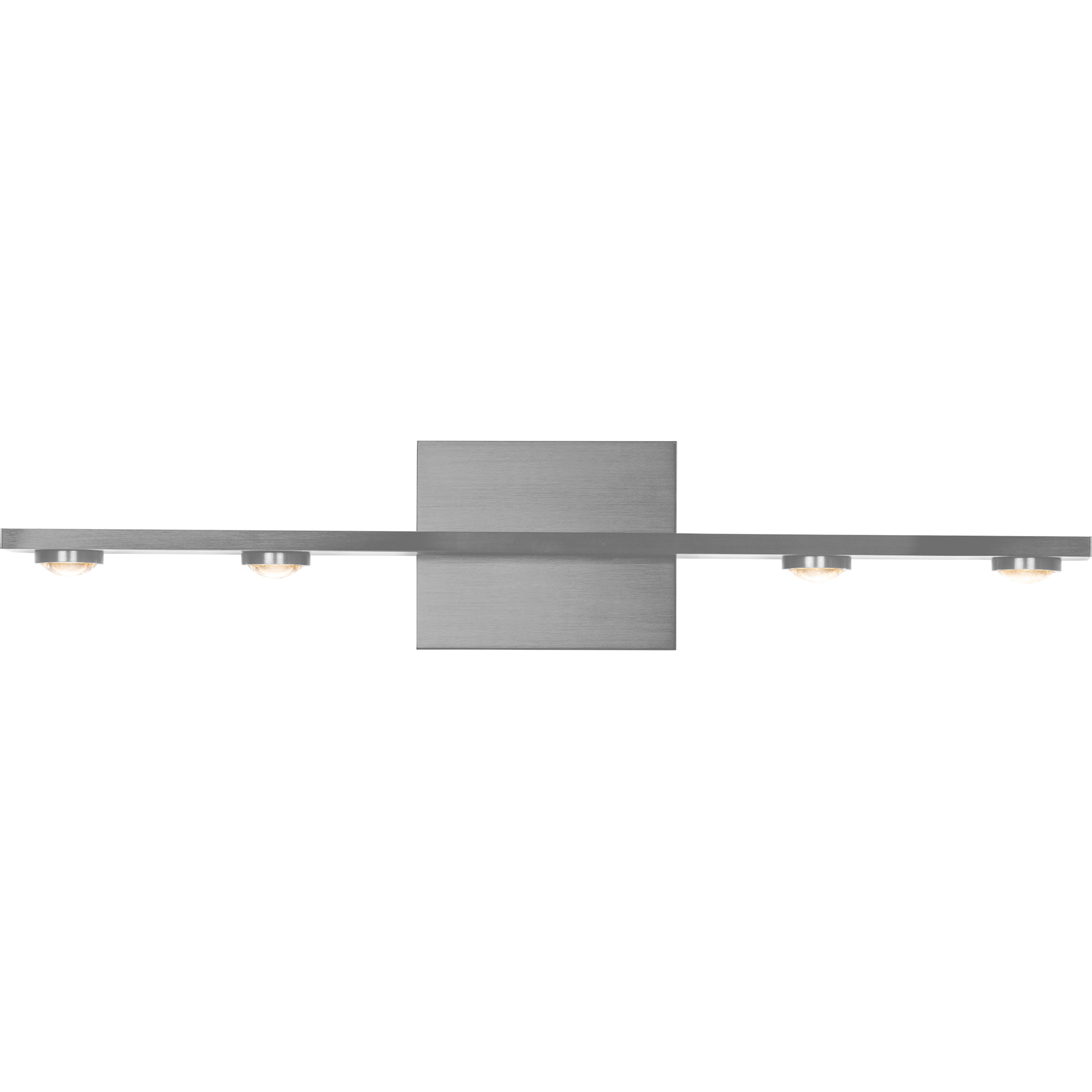 Aurora 4 Light Brushed Aluminum Wall Sconce Wall Light