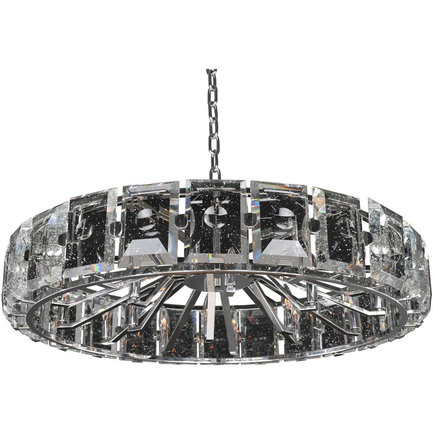 Giada 8 Light 39 inch Stainless Steel Pendant Ceiling Light