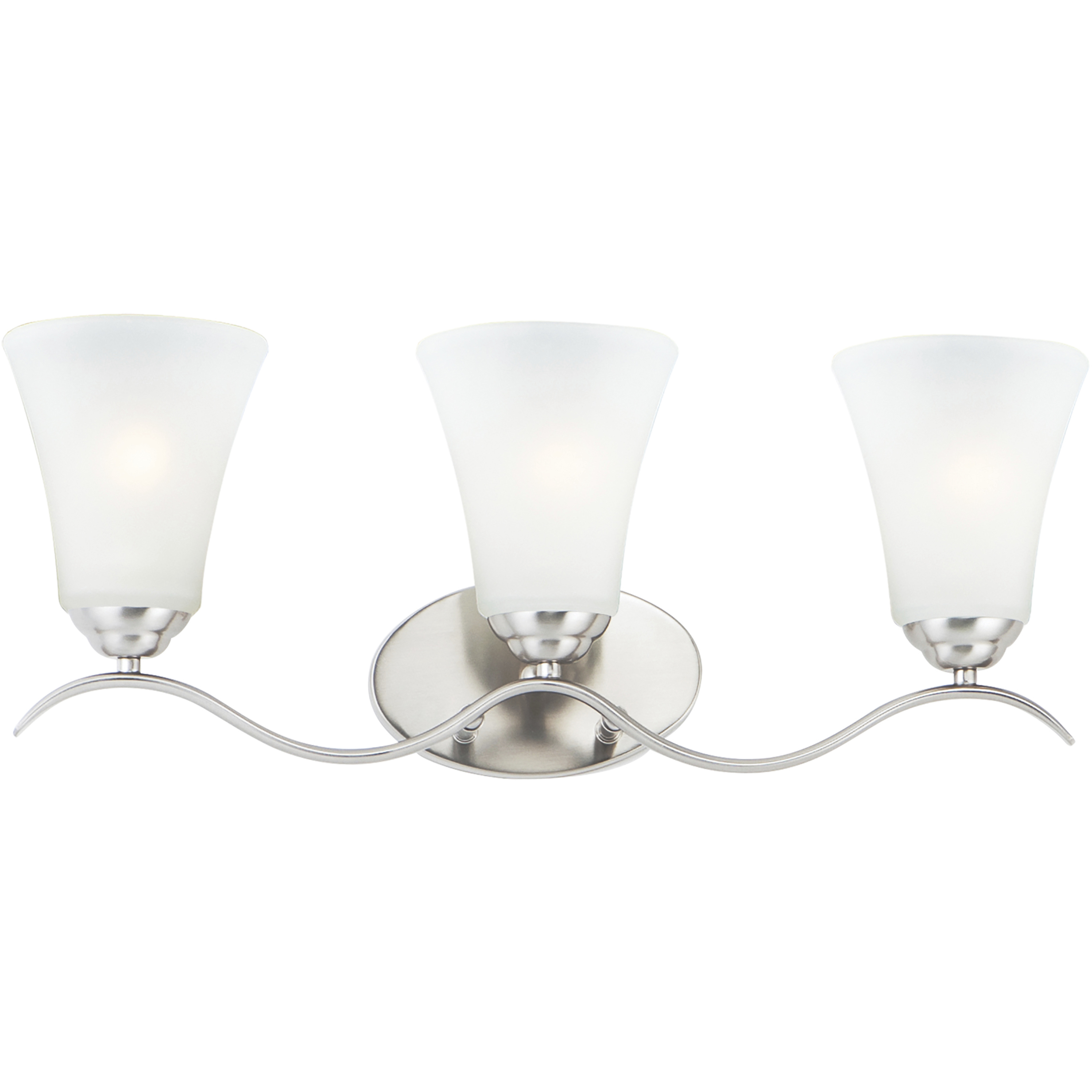 Vital 3 Light 23.5 inch Satin Nickel Bath Vanity Wall Light