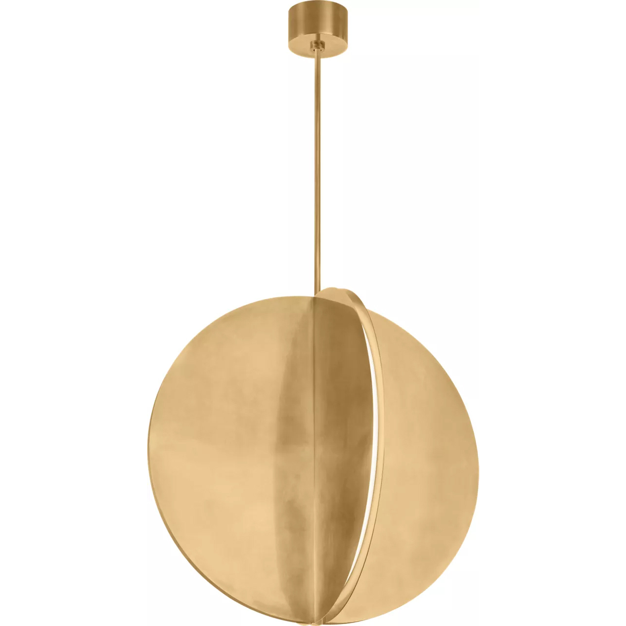 Sean Lavin Bau LED 36 inch Natural Brass Pendant Ceiling Light, Integrated LED