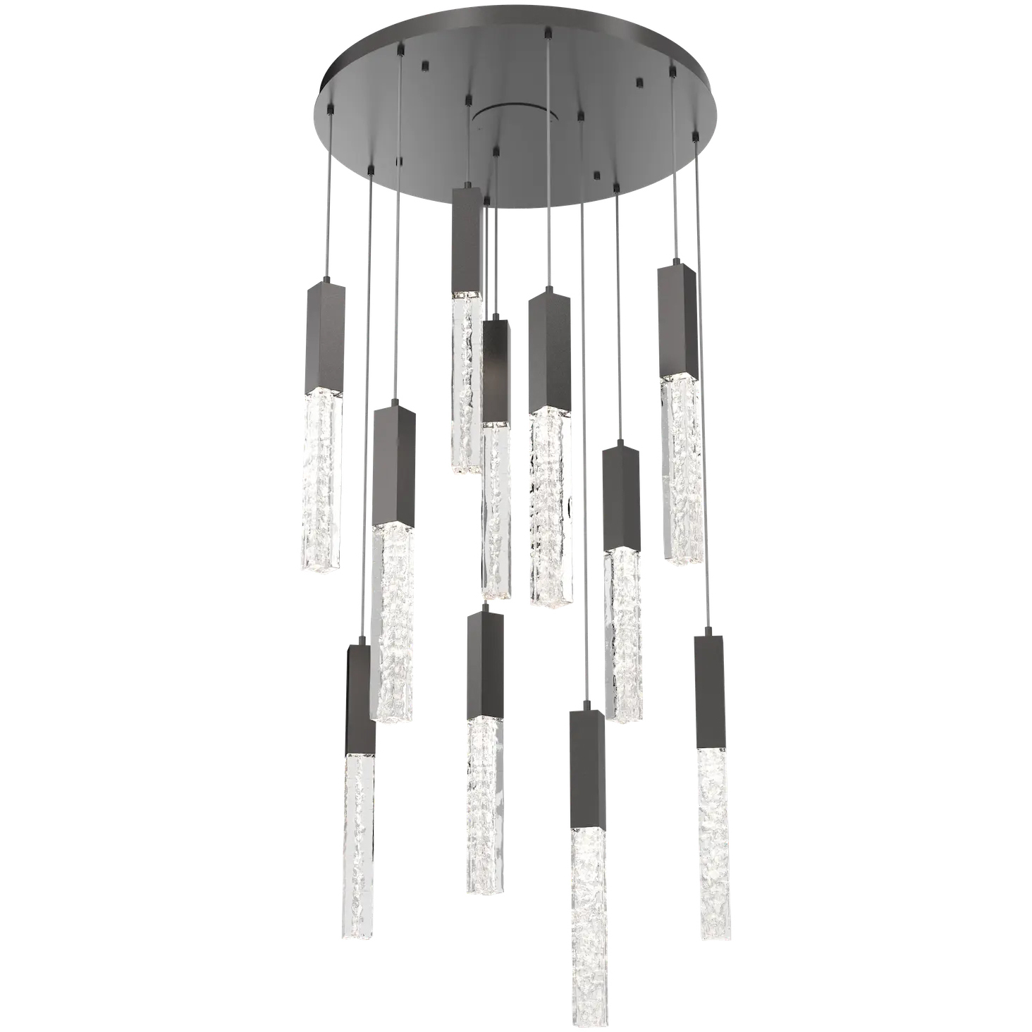 Axis LED 30 inch Graphite Multi-Pendant Ceiling Light