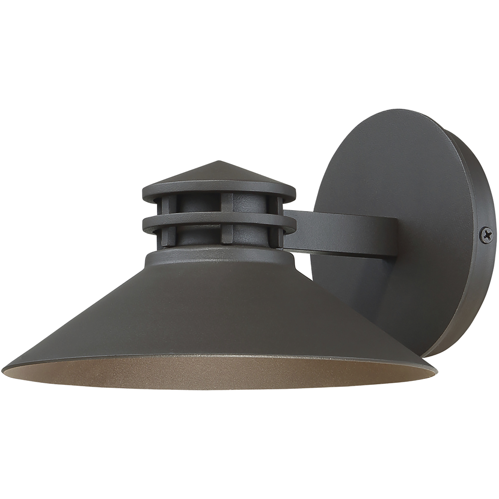 Sodor LED 5.38 inch Bronze Outdoor Wall Light, dweLED
