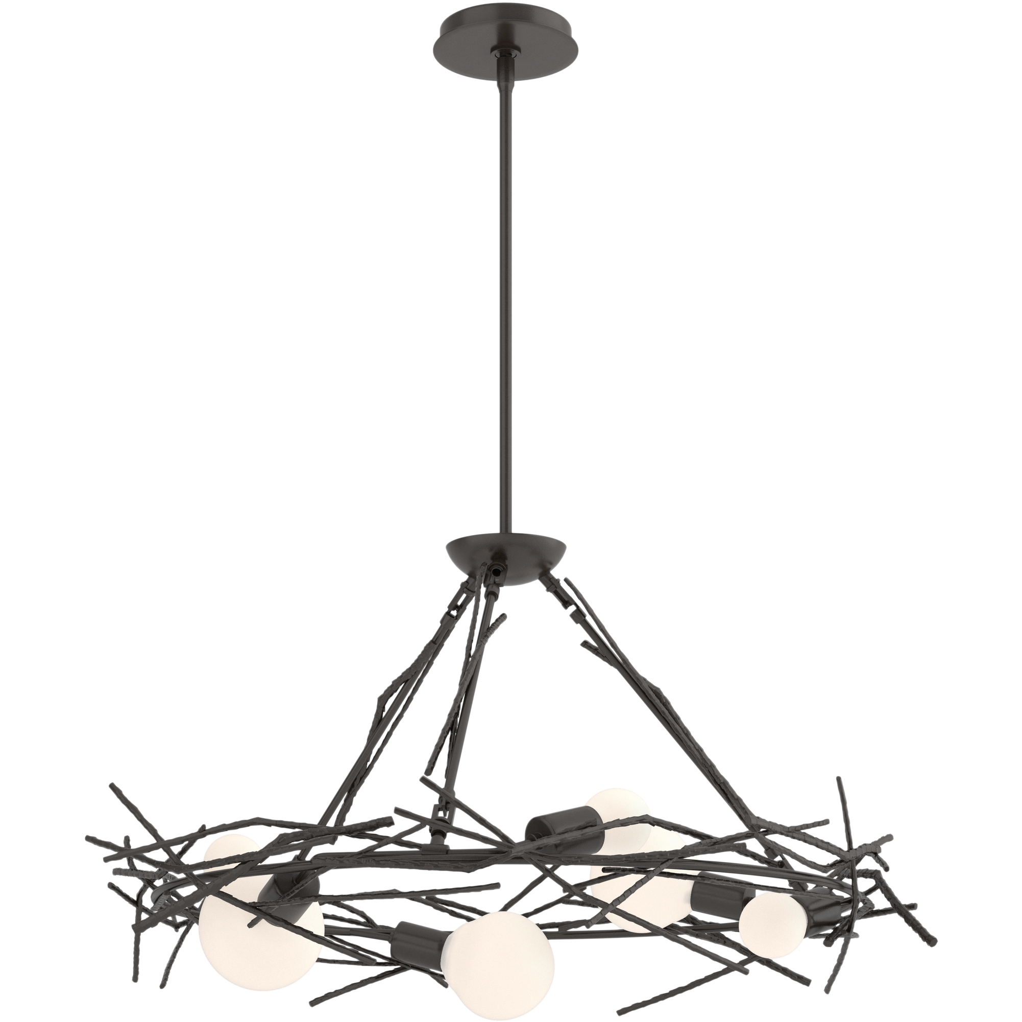 Brindille 6 Light 37.3 inch Oil Rubbed Bronze Circular Pendant Ceiling Light