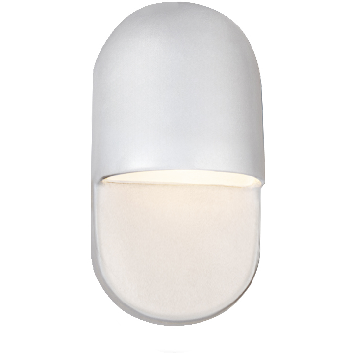 Ambiance Collection - Capsule LED 5 inch Bisque ADA Wall Sconce Wall Light, Form+Finish+Function