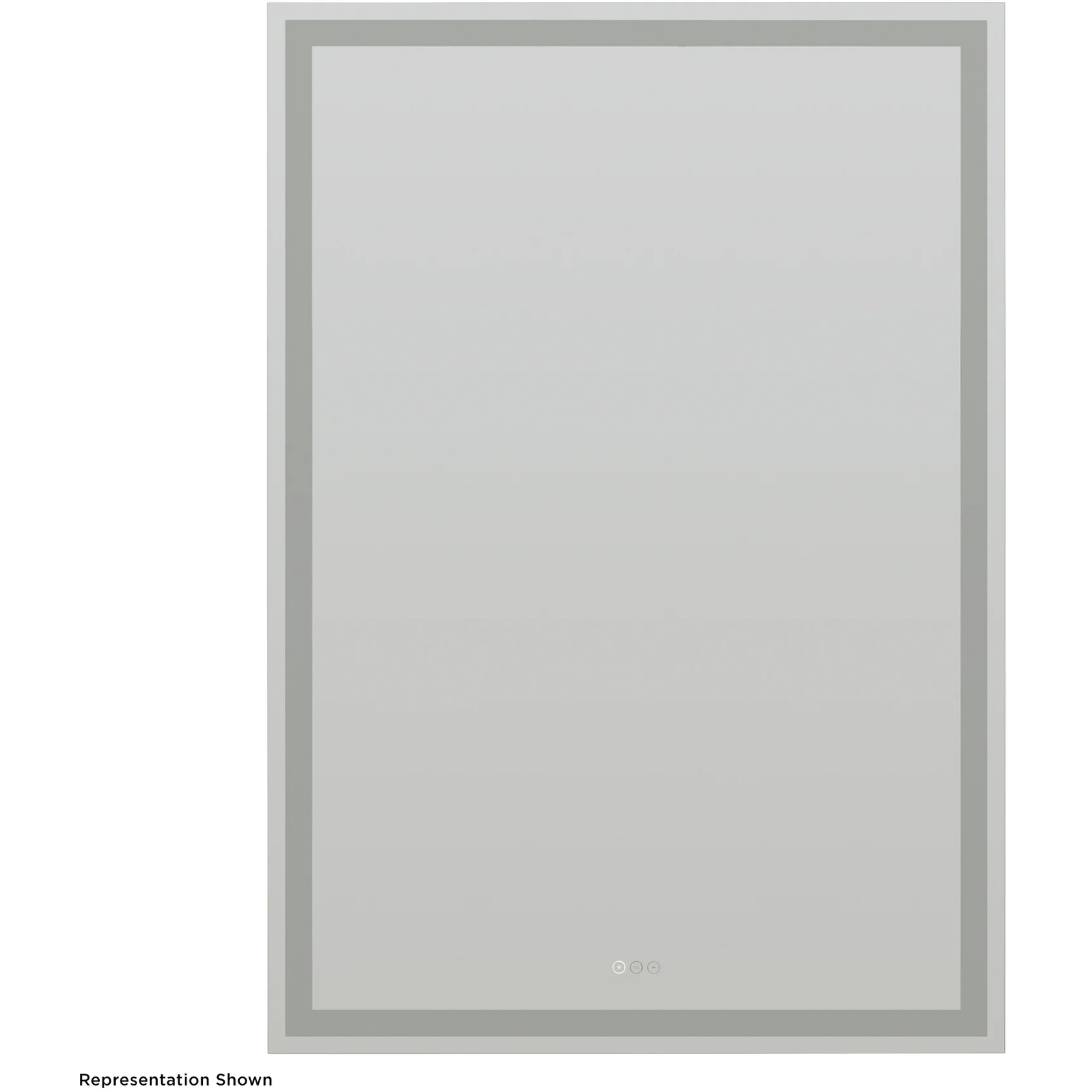 Mime 48 X 36 inch LED Mirror