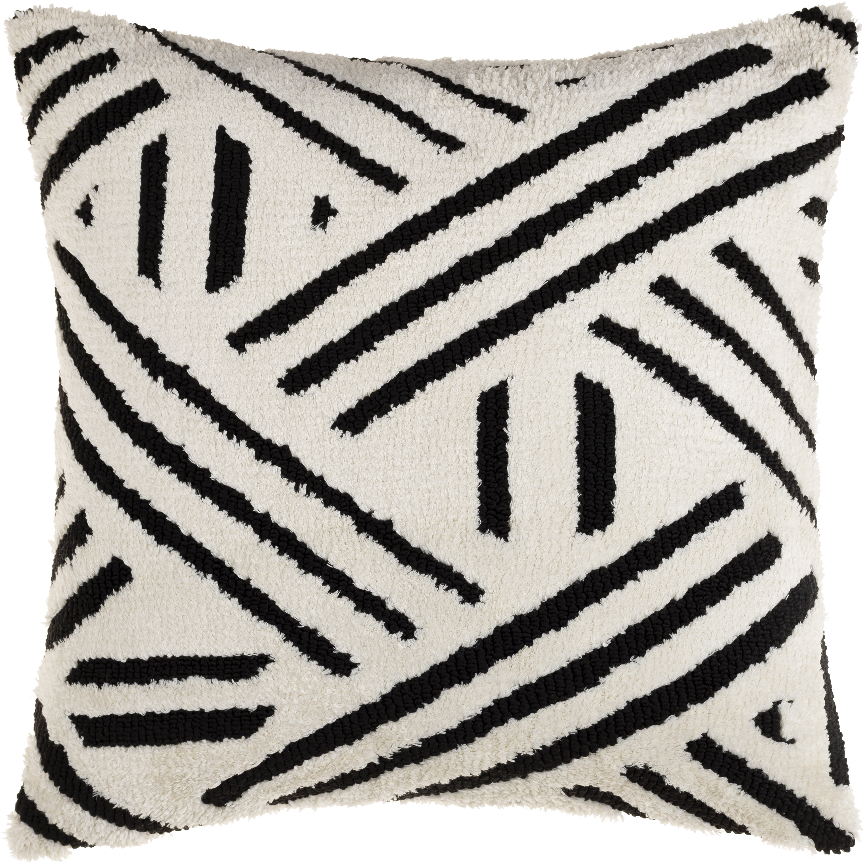 Sheldon 18 inch Black Pillow Kit in 18 x 18, Square