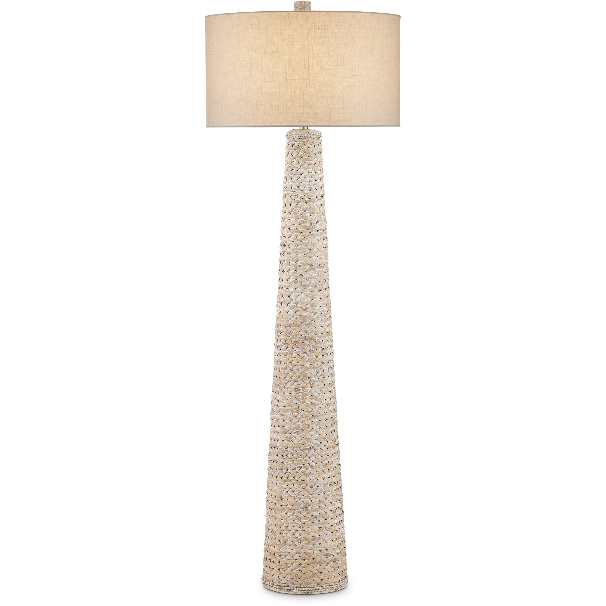Birdsong 67 inch 150 watt Whitewash Floor Lamp Portable Light