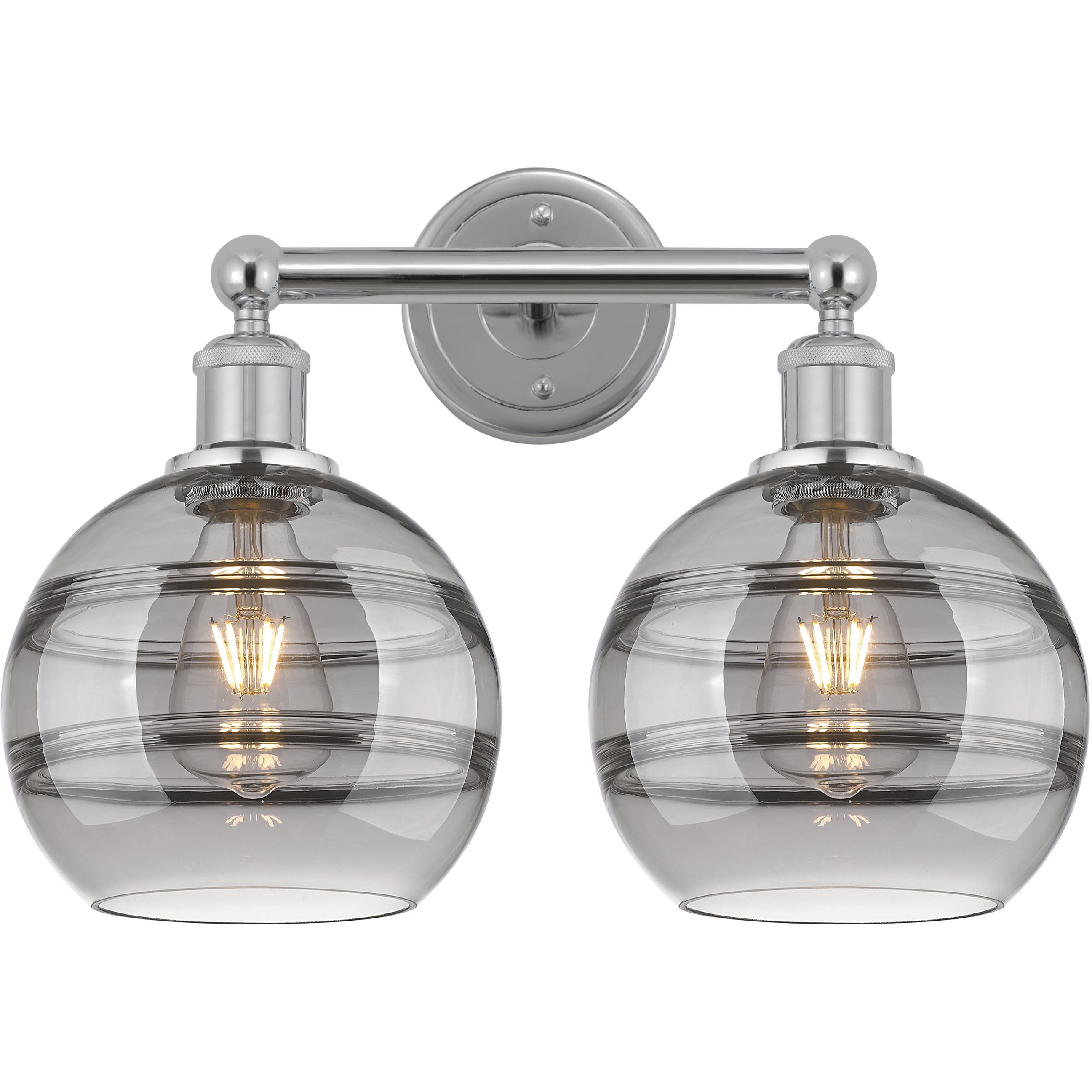 Edison Rochester 2 Light 17 inch Polished Chrome Bath Vanity Light Wall Light