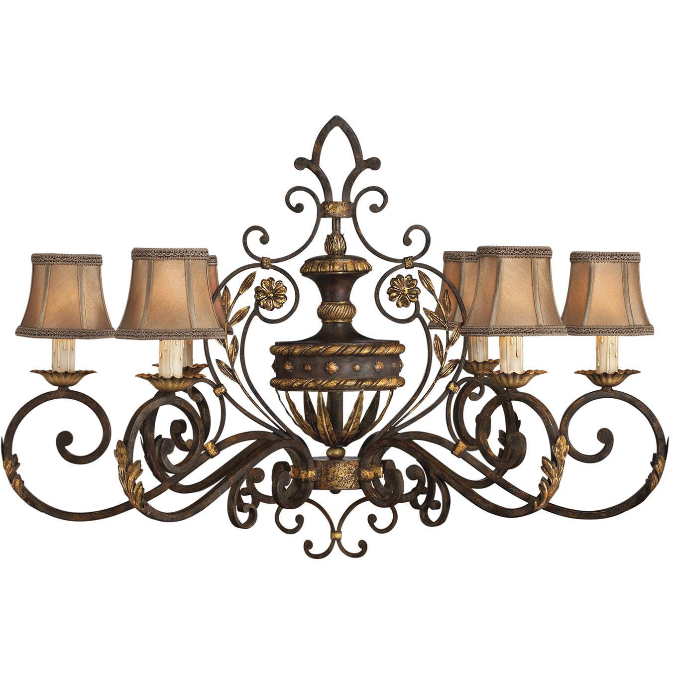 Castile 6 Light 39 inch Bronze Chandelier Ceiling Light