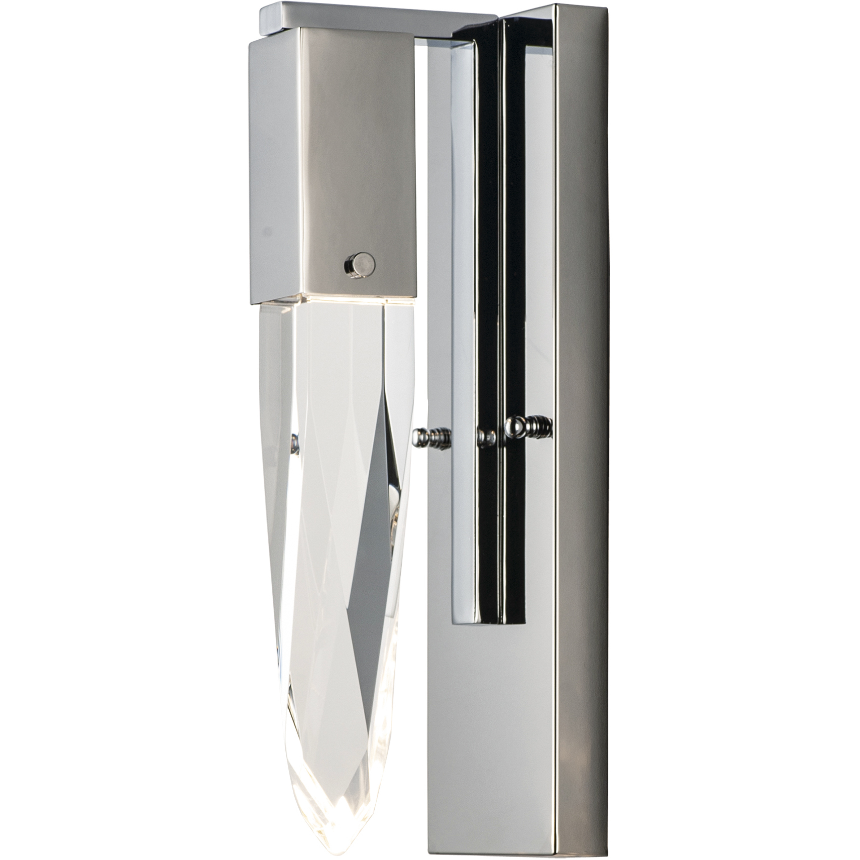 Quartz LED 4.75 inch Polished Chrome Bath Vanity Wall Light