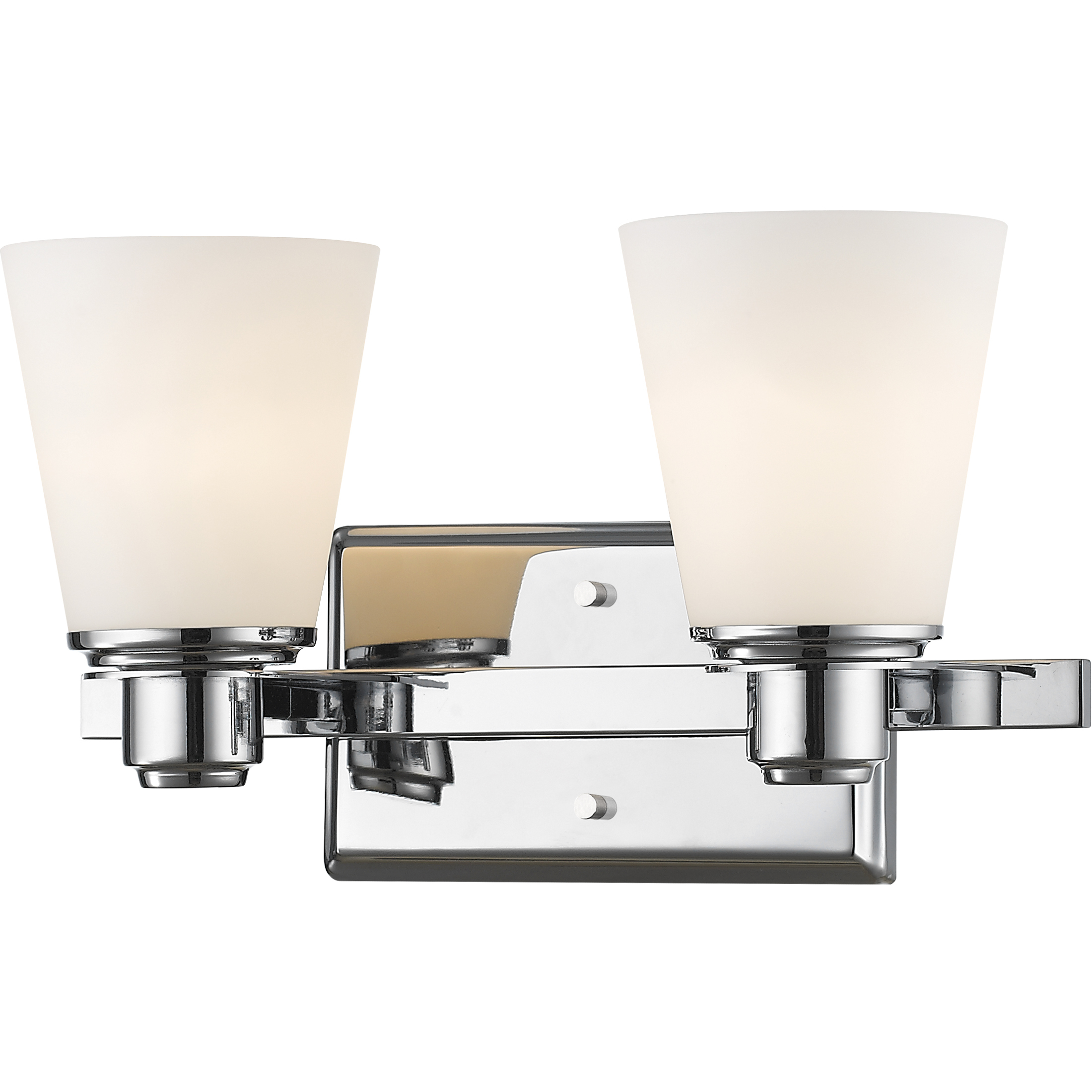 Kayla 2 Light 13.75 inch Chrome Vanity Wall Light
