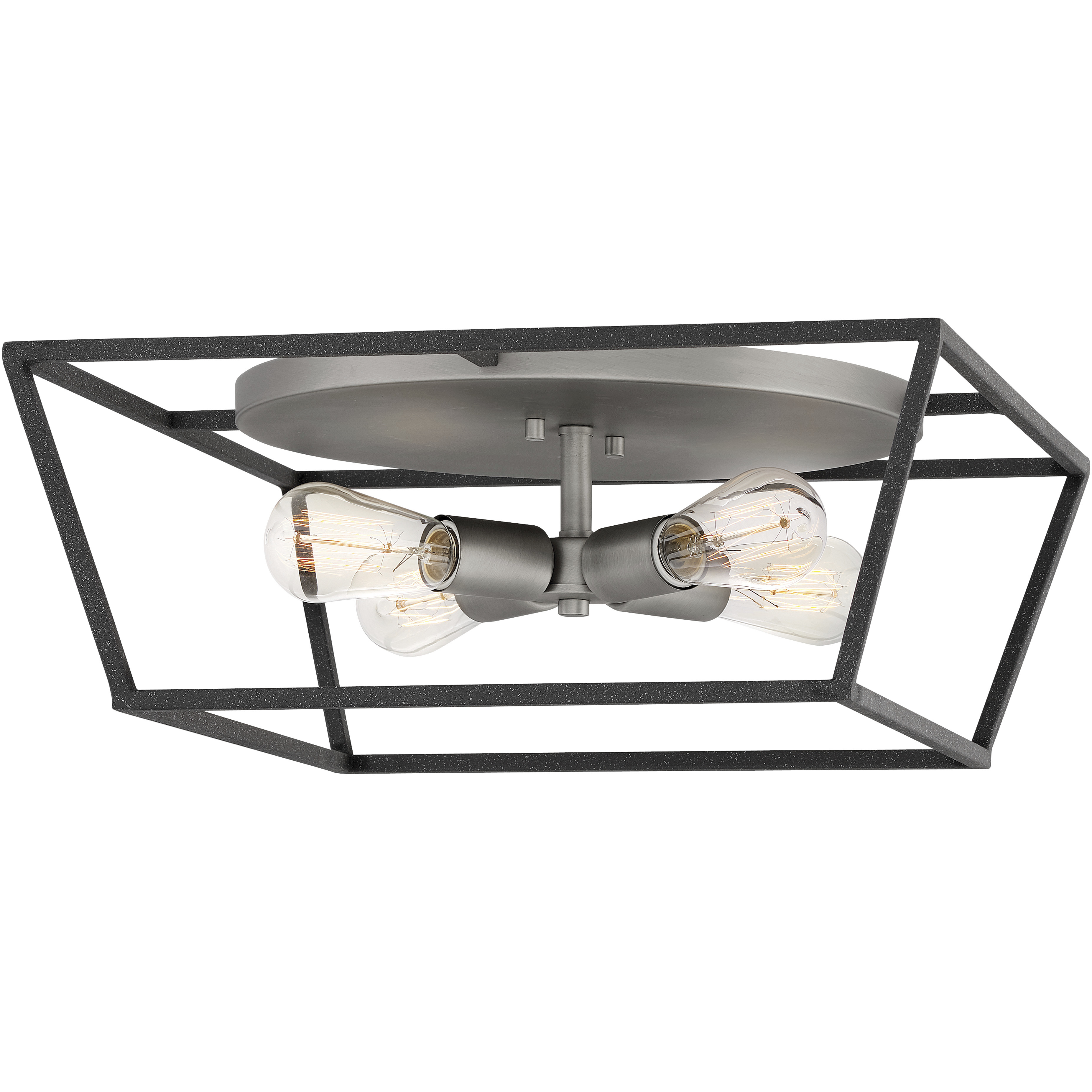 Hinkley 3331DZ Fulton 4 Light 18 inch Aged Zinc with Antique Hinkley 3331DZ Fulton 4 Light 18 inch Aged Zinc with Antique