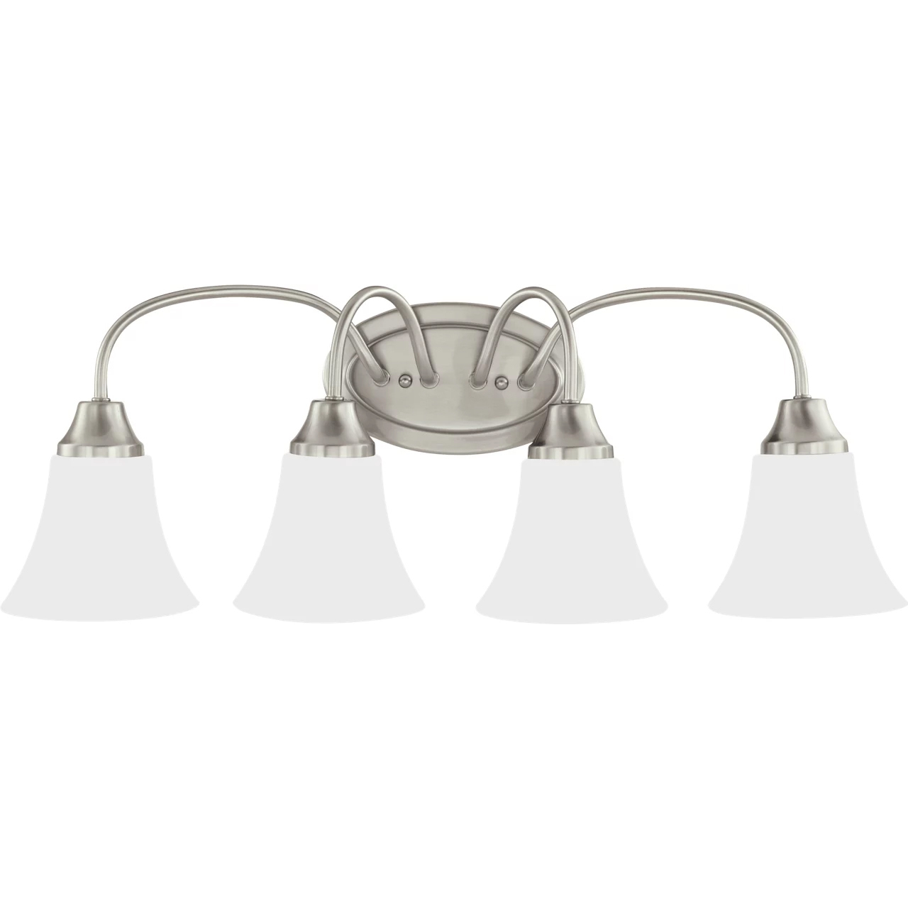 Holman 4 Light 24.5 inch Brushed Nickel Bath Vanity Wall Sconce Wall Light