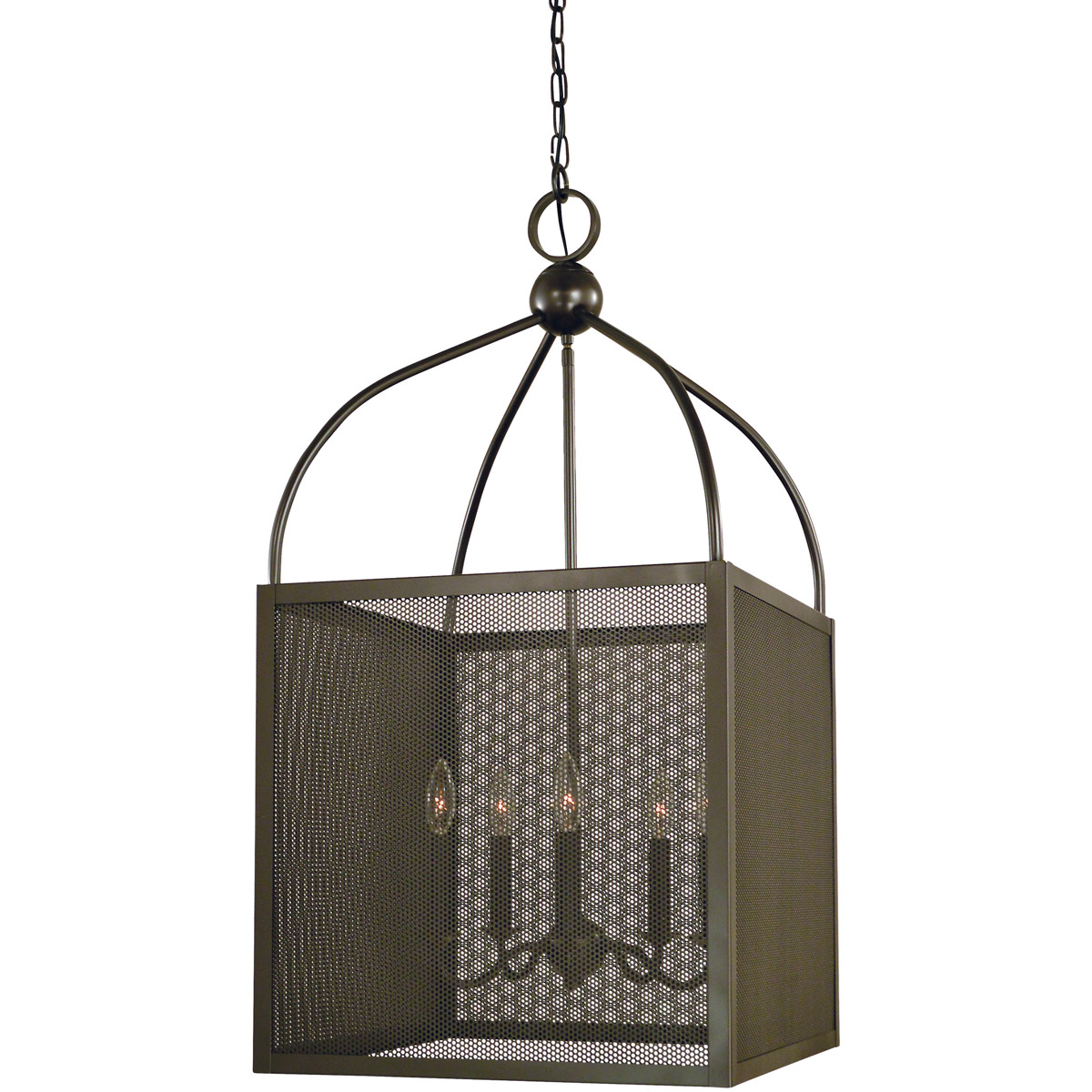 Windsor 5 Light 18 inch Mahogany Bronze Dining Chandelier Ceiling Light