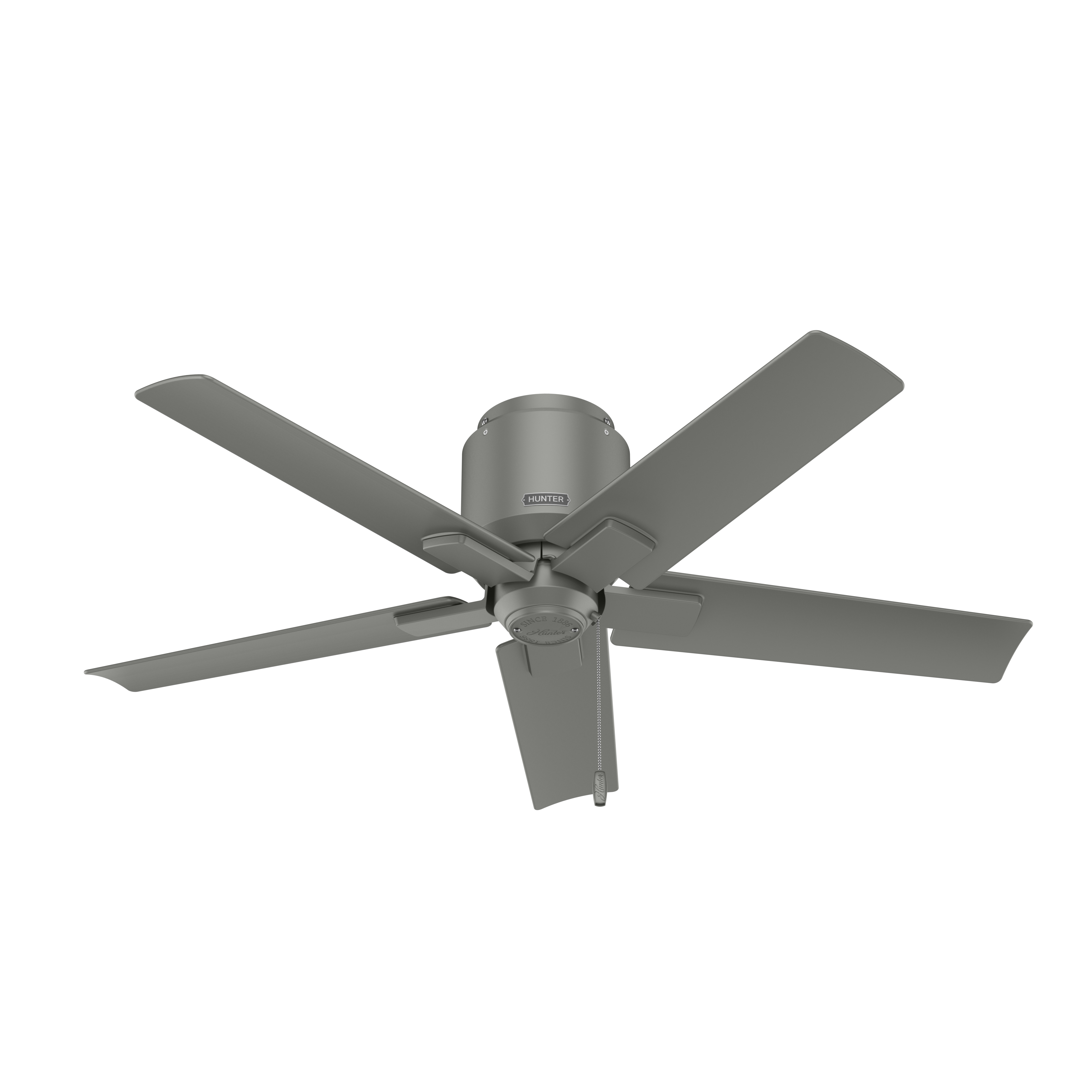 HUNTER×HUNTER Hunter Fan 51582 Terrace Cove 44 inch Matte Silver Outdoor Ceiling Fan