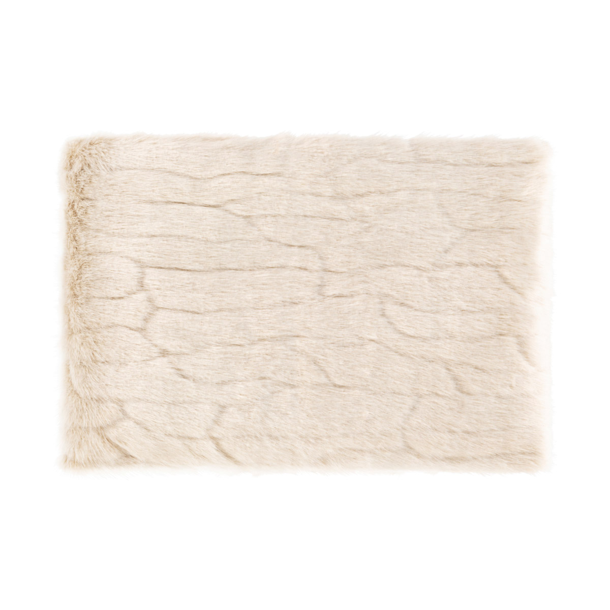 Giselle 60 X 50 inch Ivory/Taupe Throws