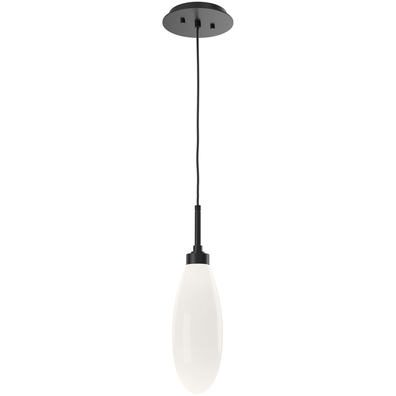 Fiori LED 6 inch Matte Black Pendant Ceiling Light