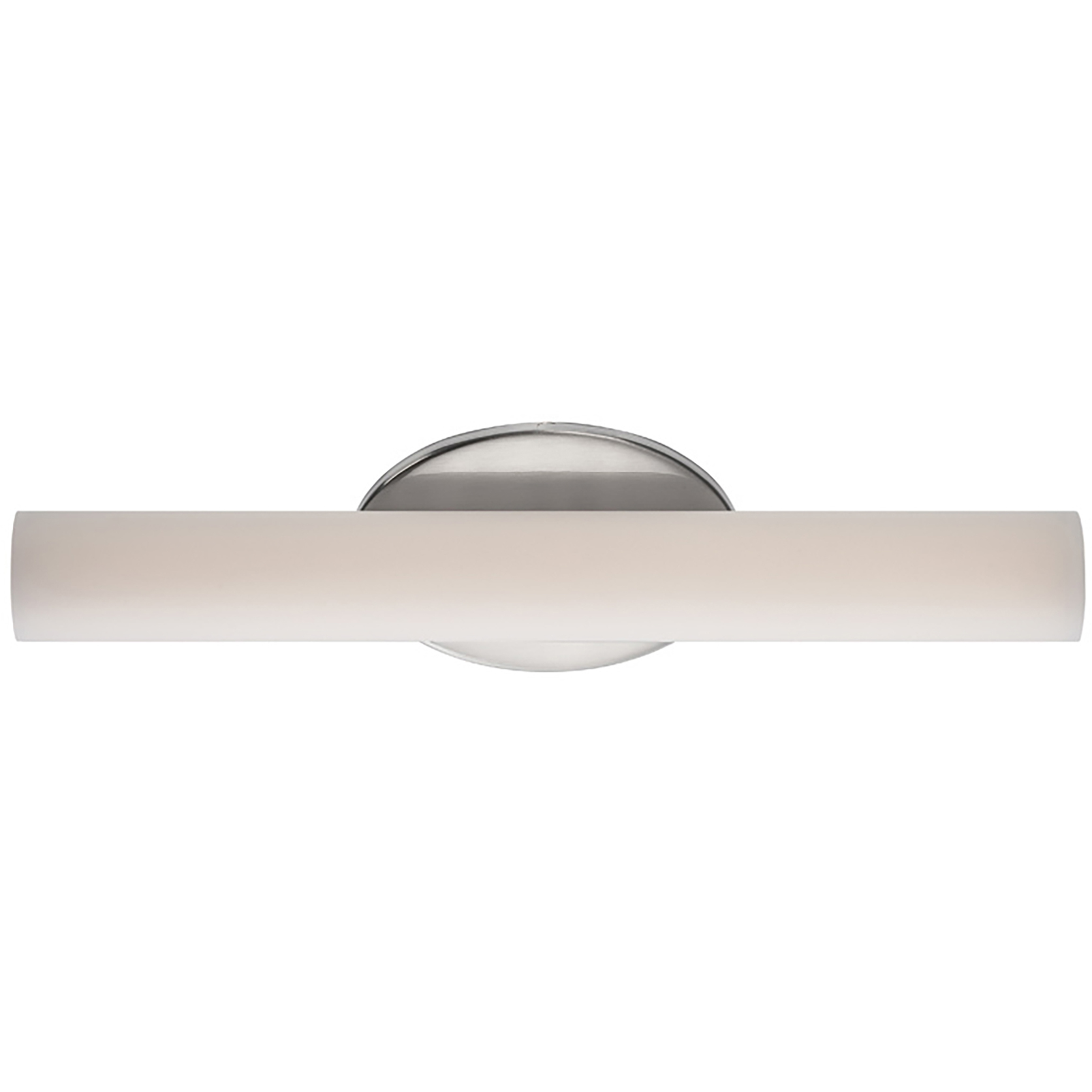 Loft LED 18 inch Brushed Nickel Bath Vanity & Wall Light in 3000K, 18in.