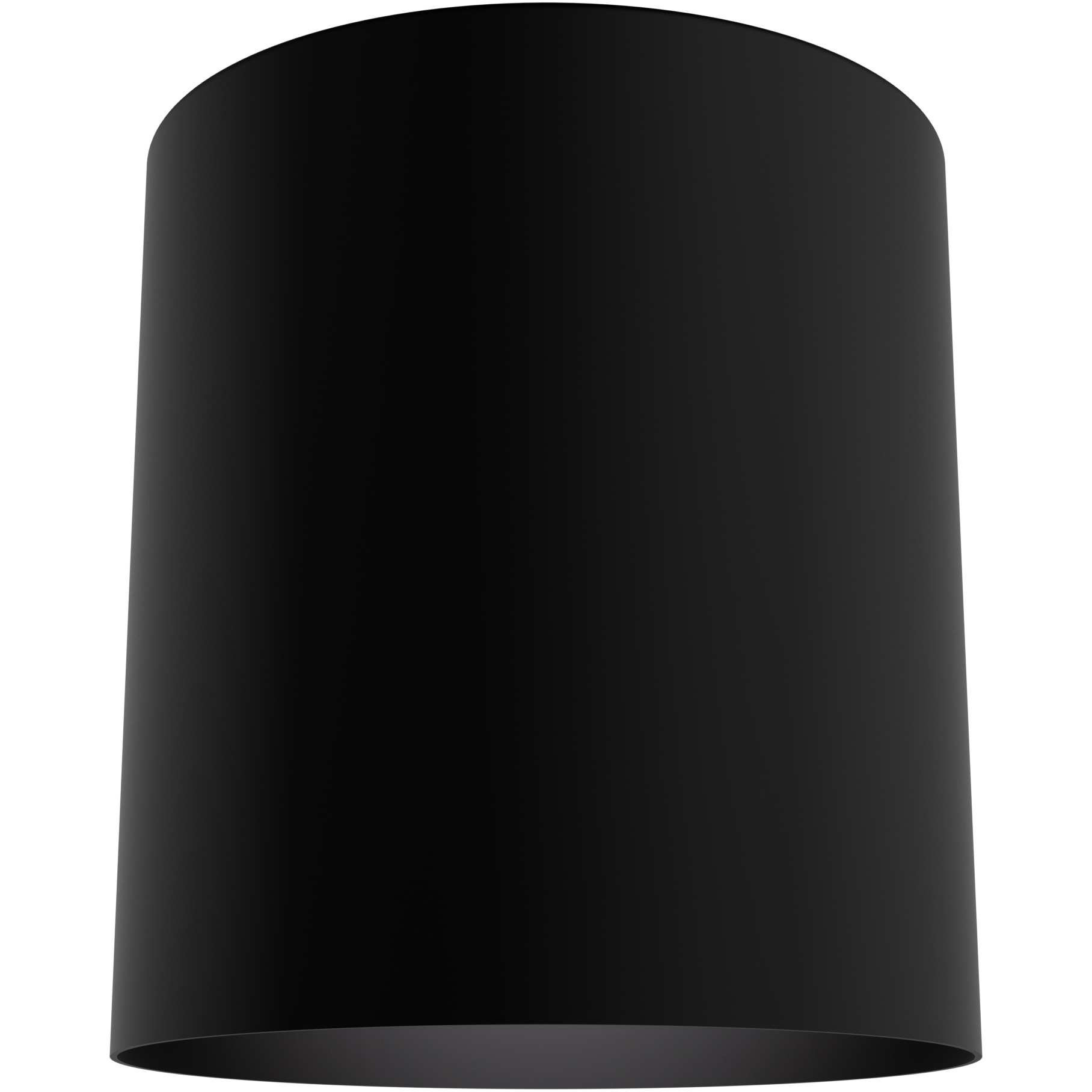 Canoga 1 Light 5 inch Matte Black Flush Mount Ceiling Light, Small