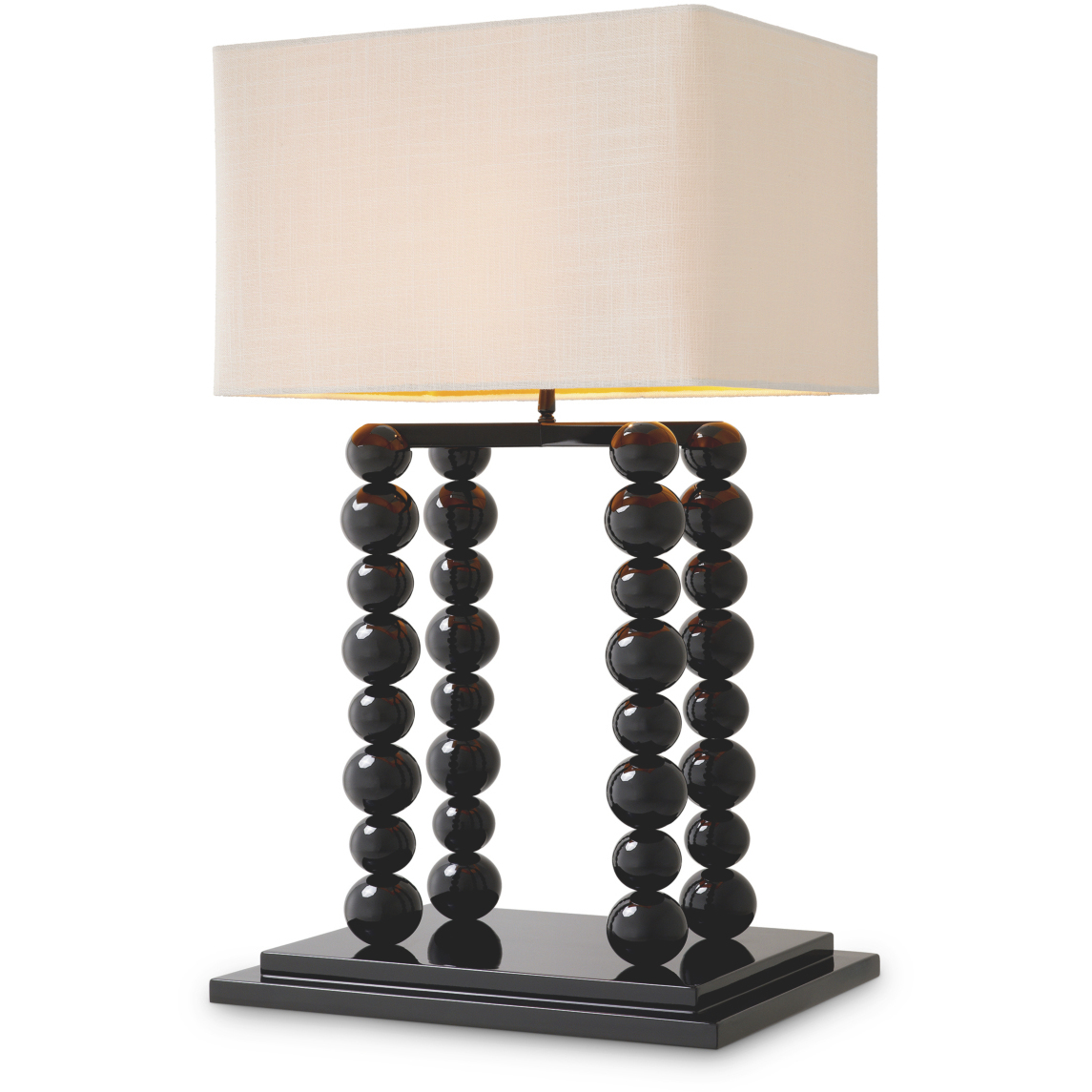 Bentley 29.53 inch 40 watt Piano Black Table Lamp Portable Light